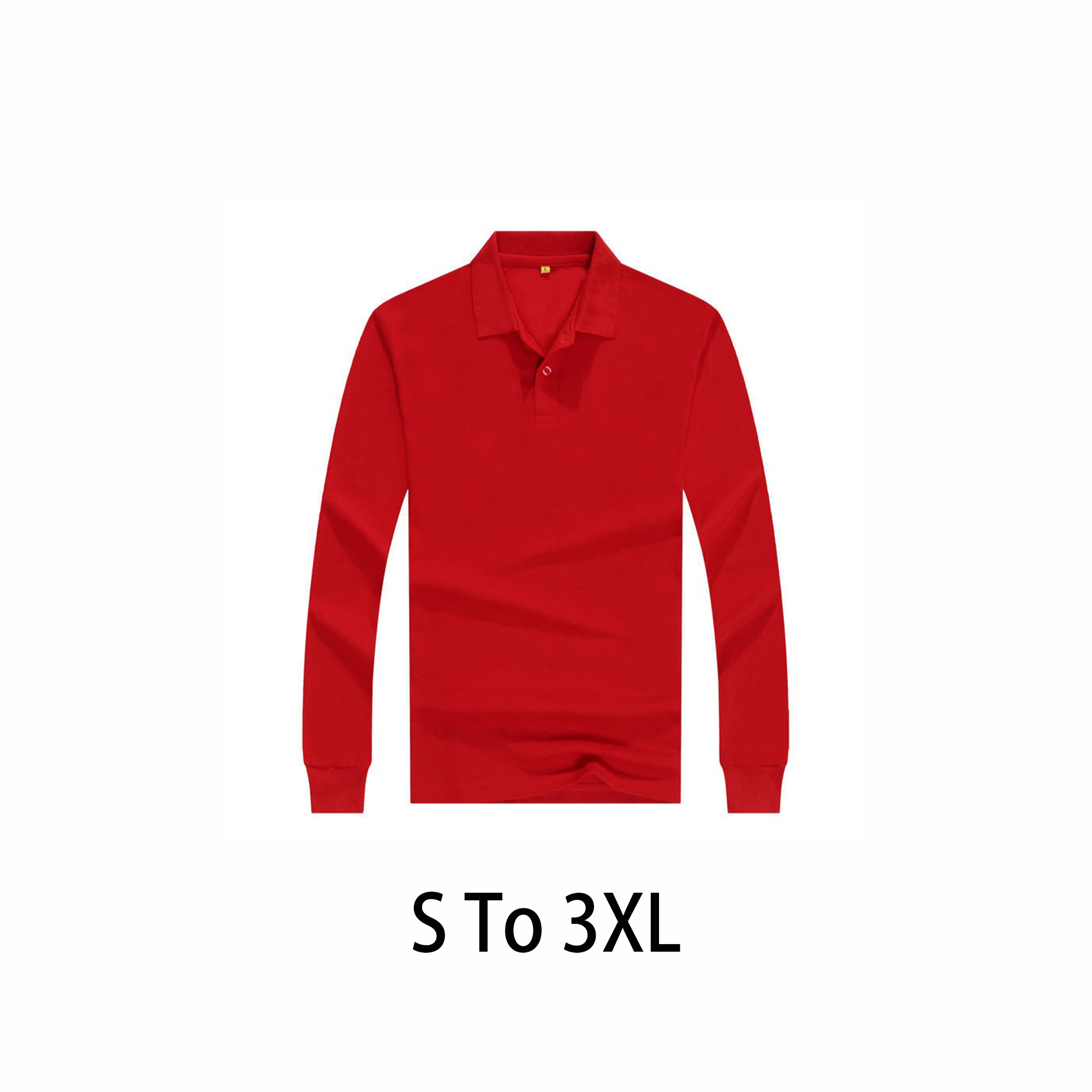 Men's Long Sleeve Polo Shirt MOQ 10pcs 2