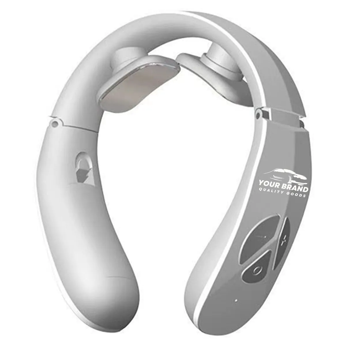 Reduce Fatigue Heat Electric Pulse Neck Massager Vibration 4