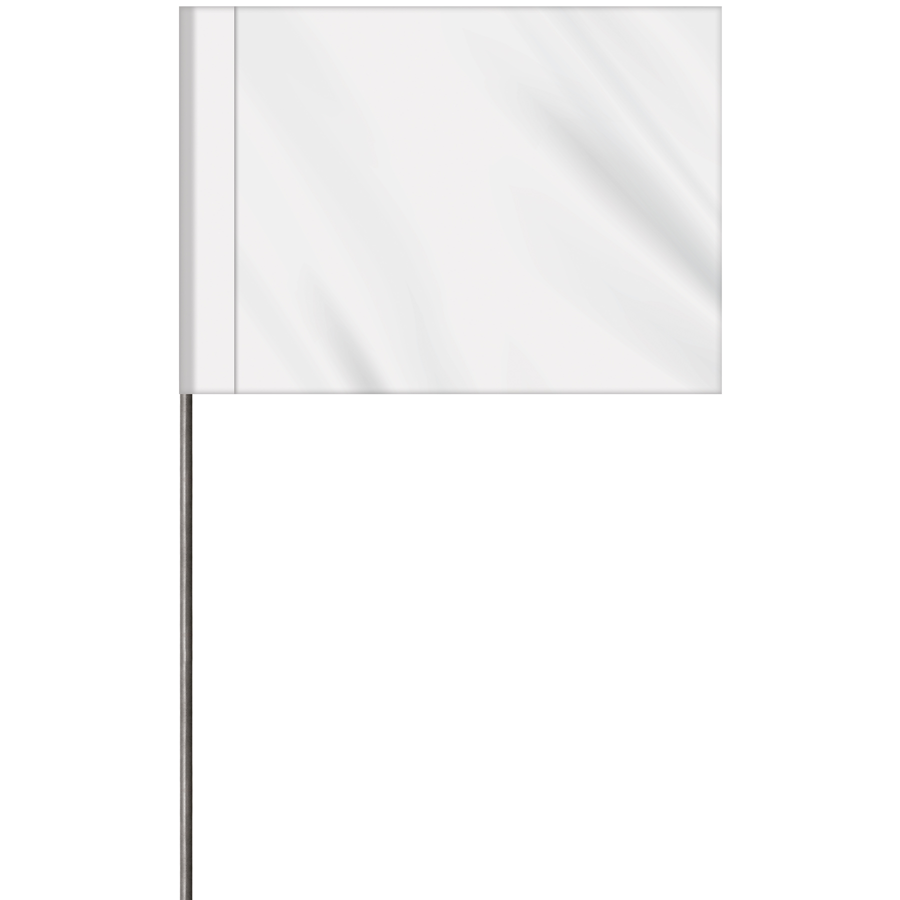 1-Color 2.5" x 3.5" Custom Vinyl Marking Flag with 11.5" Wire 4