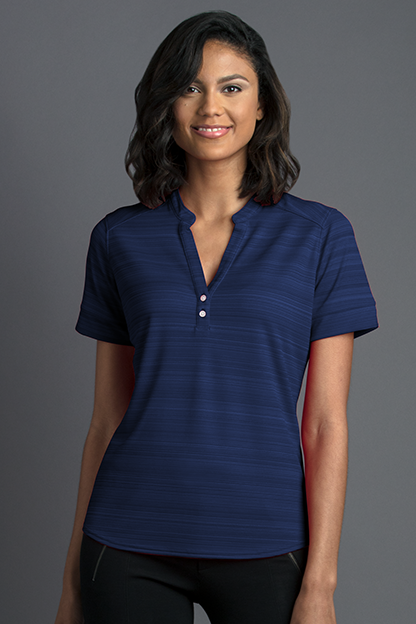 Women's Vansport Strata Textured Henley 22