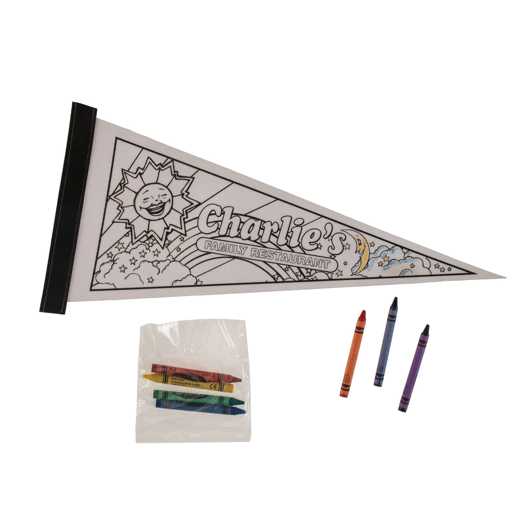 Pennants - 8" x 18" Color Me 13
