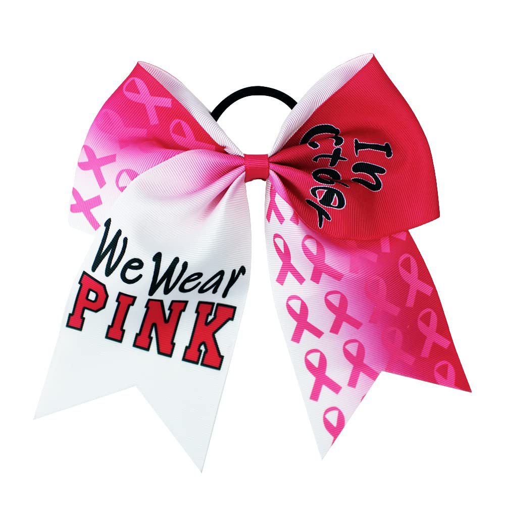 Large Ponytail Holder Bows / Elastic Hair Tie Bands 1