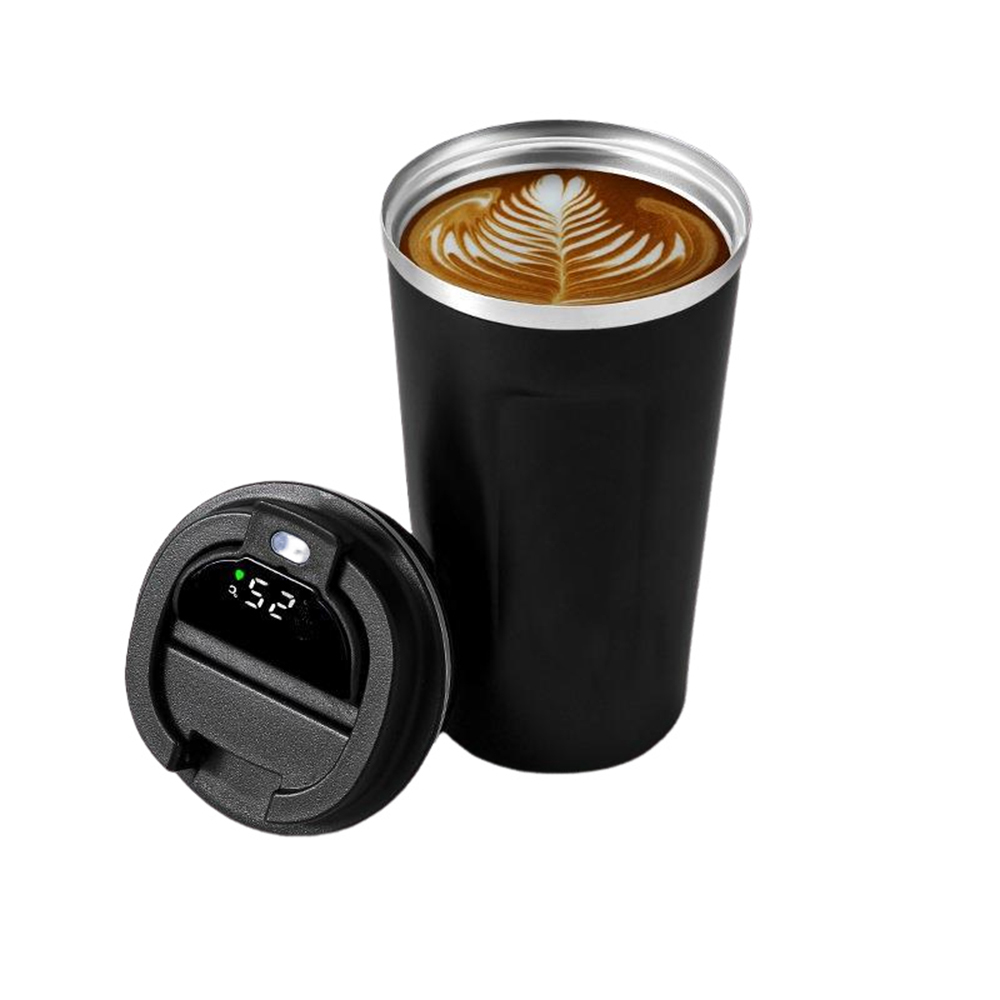 Intelligent Temperature Measuring Stainless Steel Thermos Cup 5