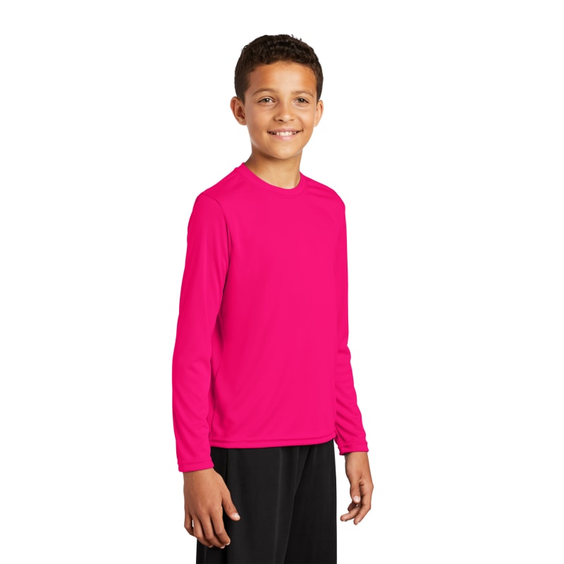 Sport-Tek Youth Long Sleeve PosiCharge Competitor Tee. 24