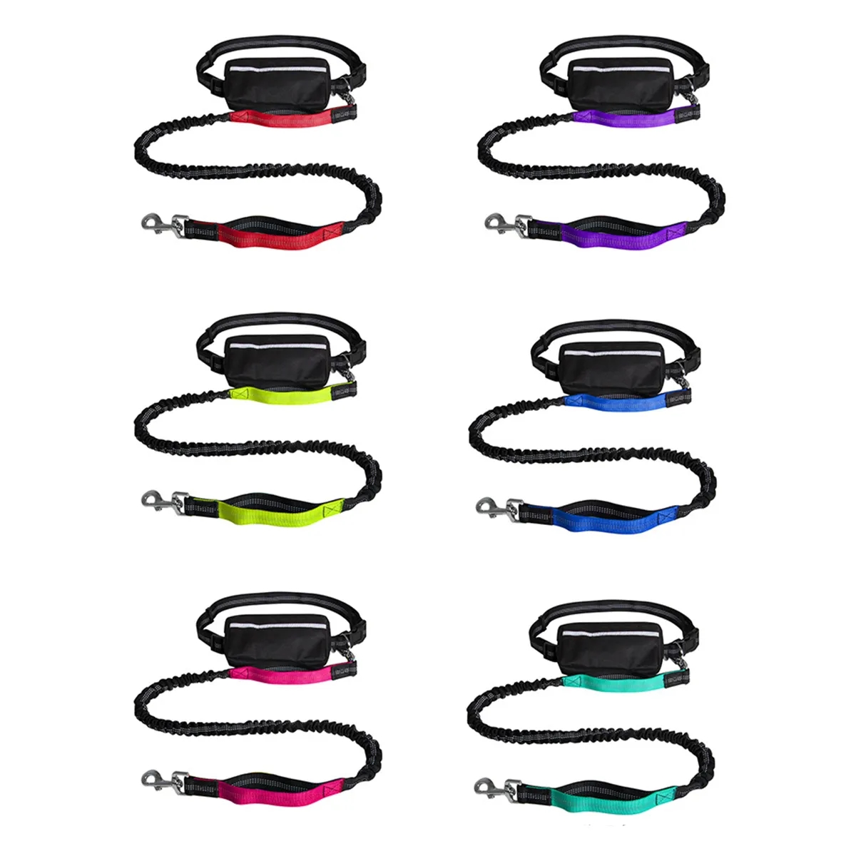 HandsFree Waist Pack Dog Leash With Adjustable Belt 2