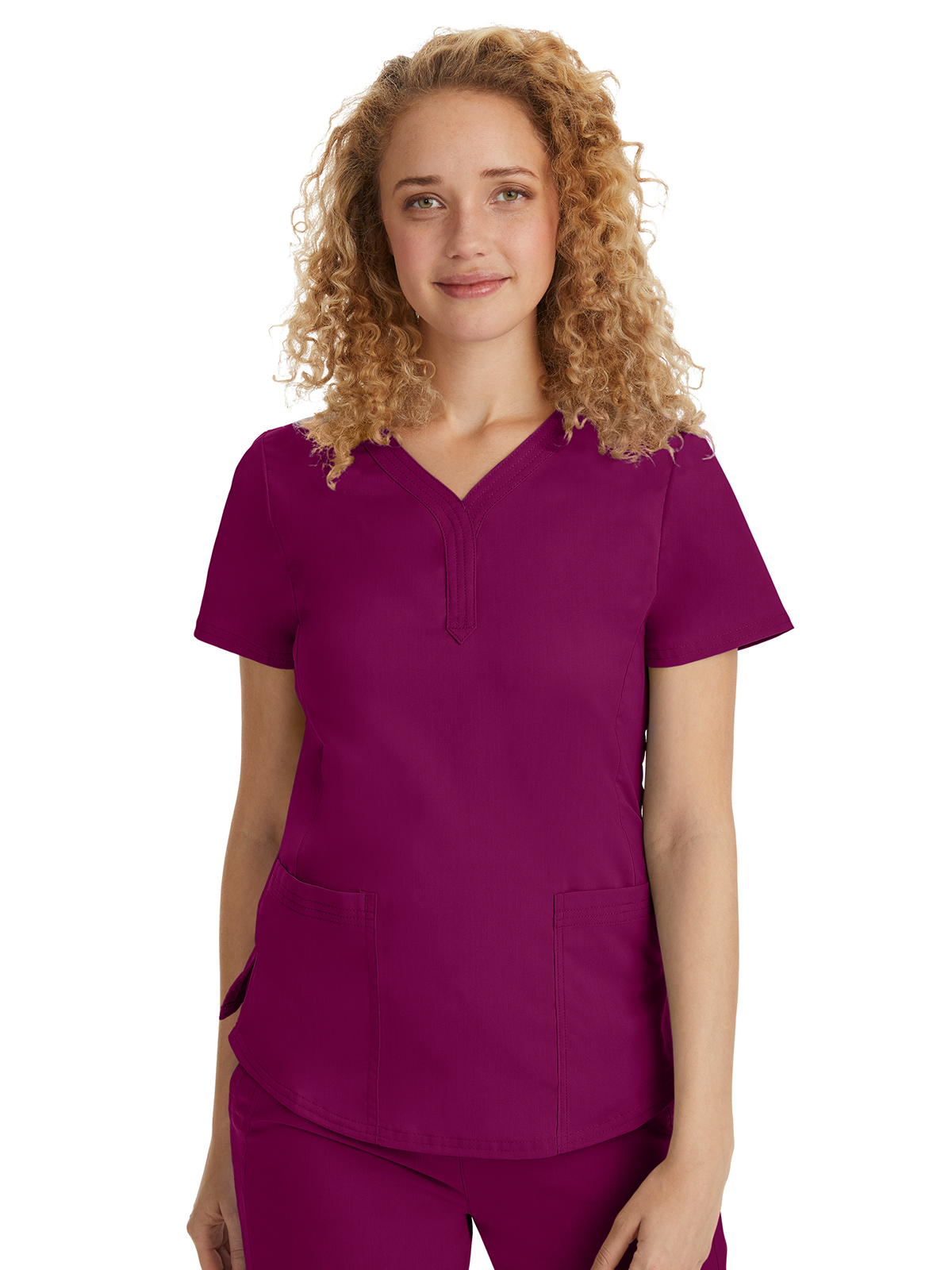 Healing Hands - HH Purple Label - Women's 2-Pocket Jane Triple-Needle Stitching Top 27