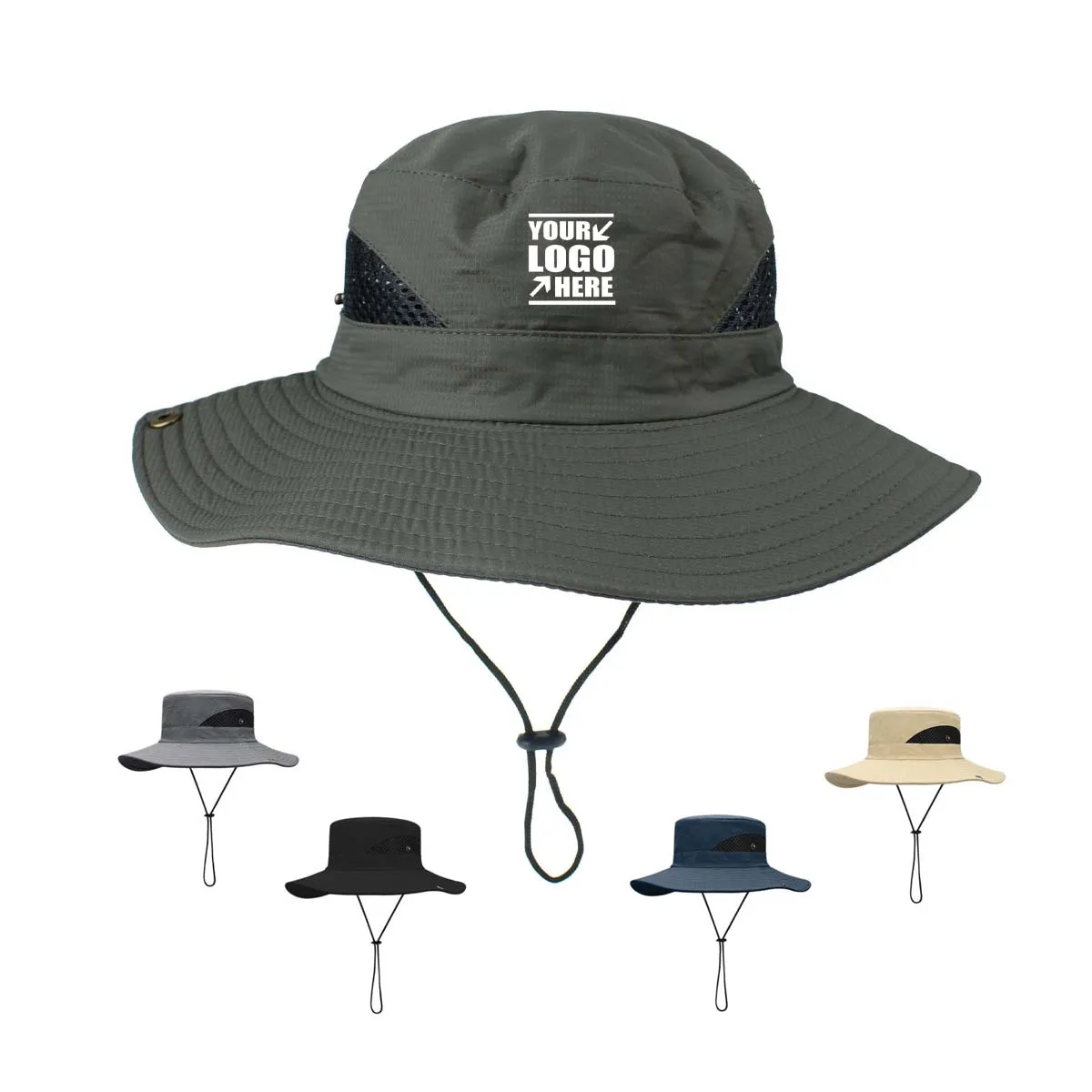 Men's Foldable Fishing Hat Wide Birm 3