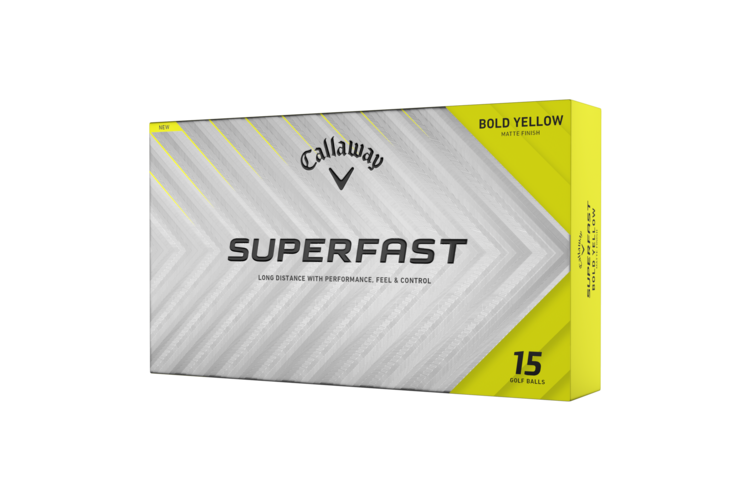 Callaway Superfast Golf Balls 15-Ball Pack - Bold Yellow 1