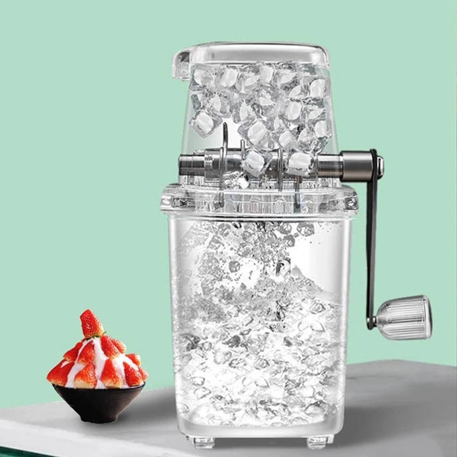 Household Manual Ice Crusher Chopper 3