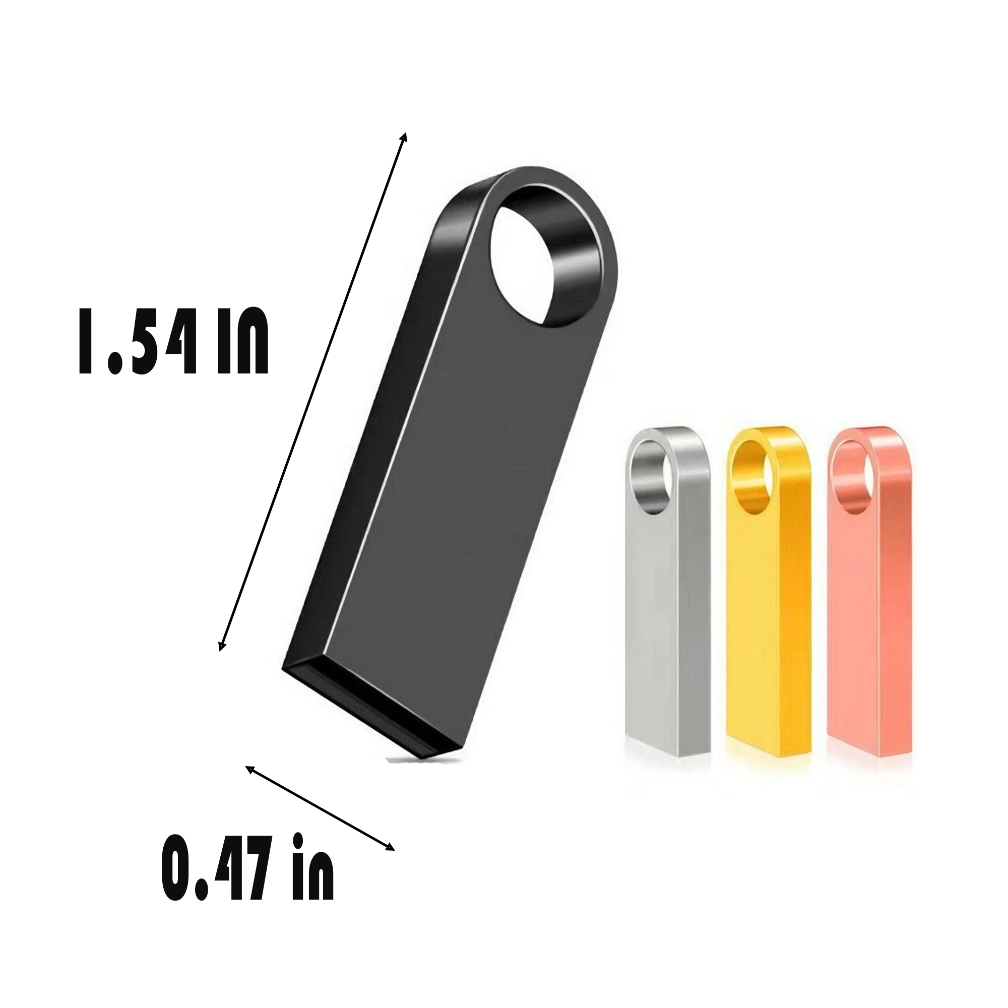 Portable Metal 8GB Flash Drive 4