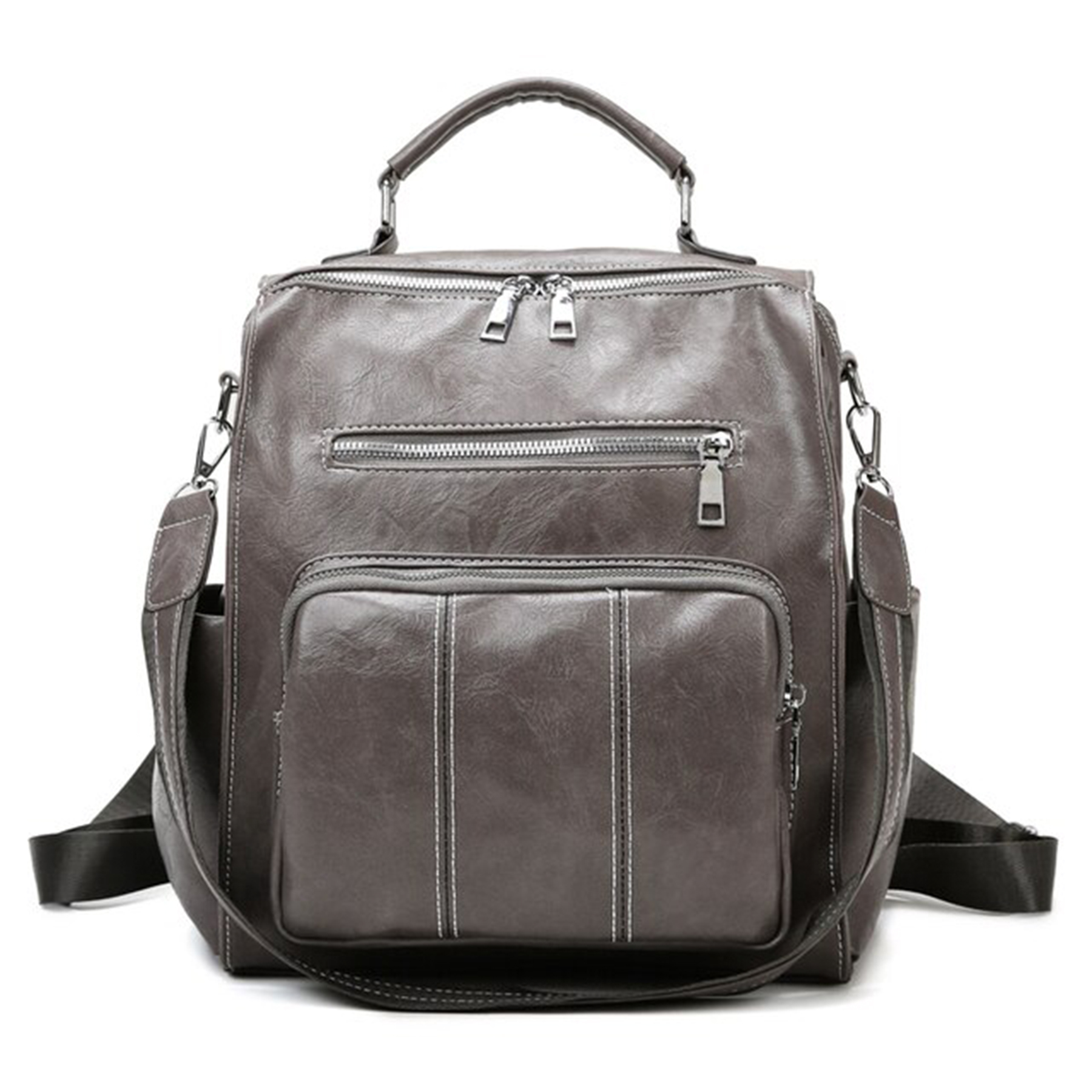 PU Convertible Waterproof Backpack for Women 5