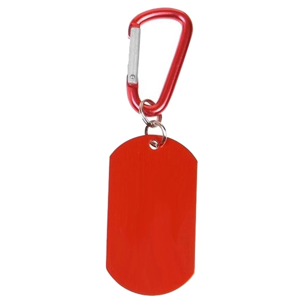 DOG TAG CARABINER KEY CHAIN 4
