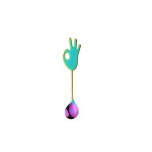 Stainless Steel Creative Spoon OK Gesture Design 7