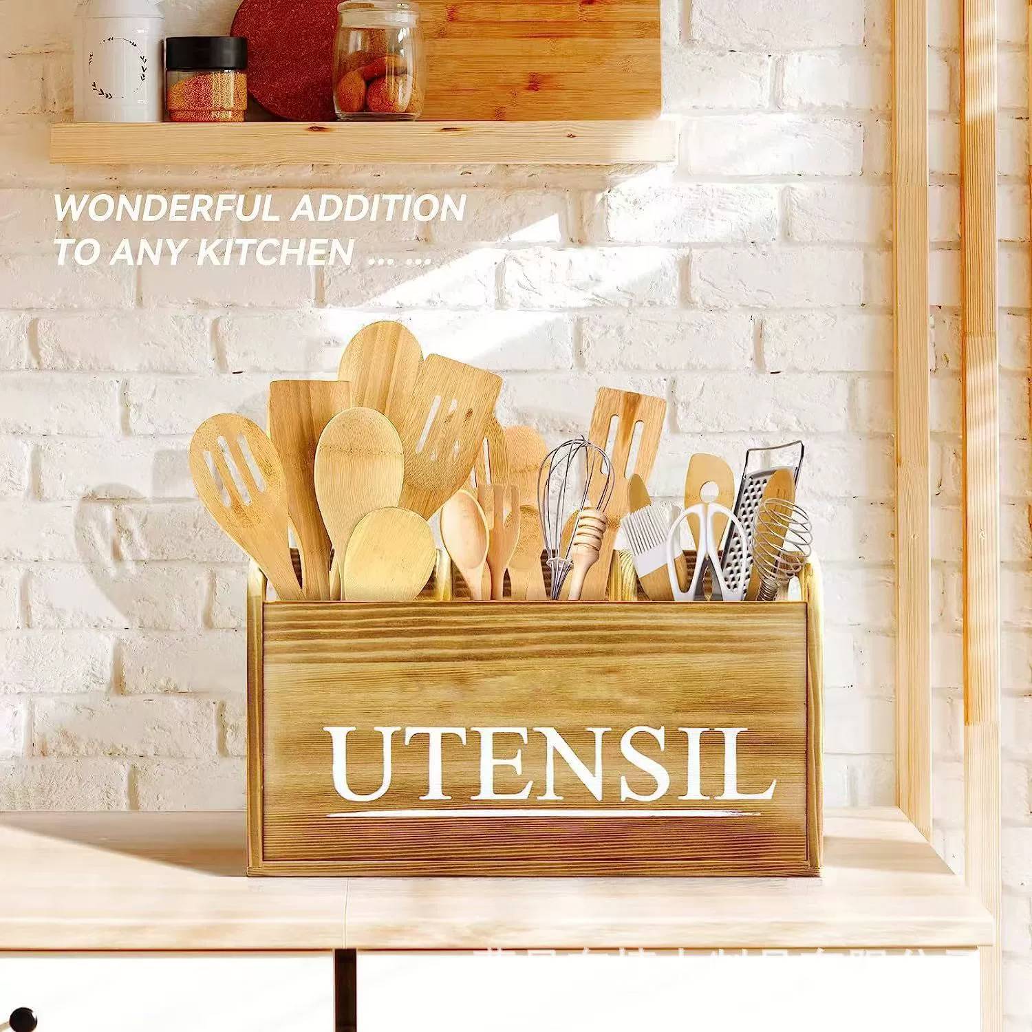 Wooden Kitchen Storage Box 7