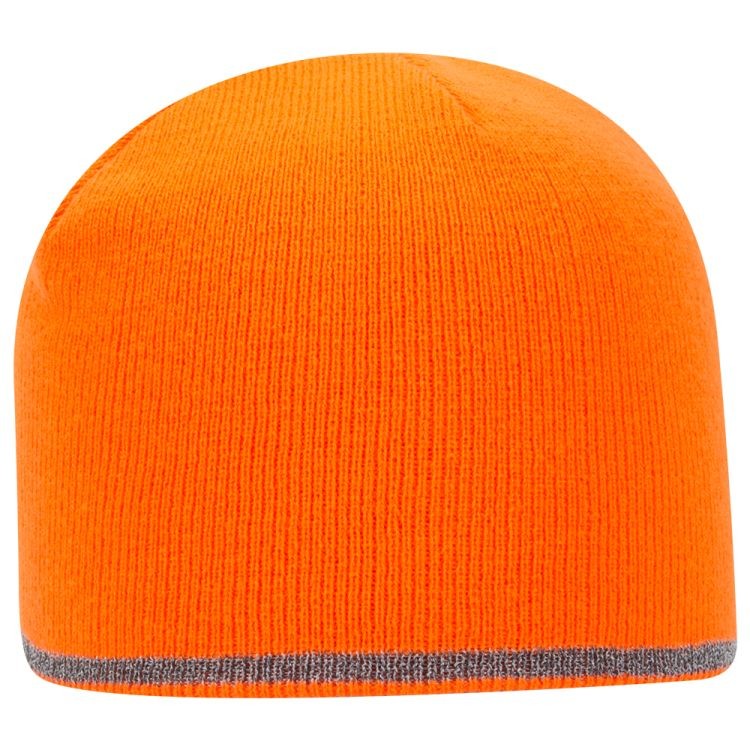 OTTO CAP 9" Classic Knit Beanie w/ Reflective Stripe 20