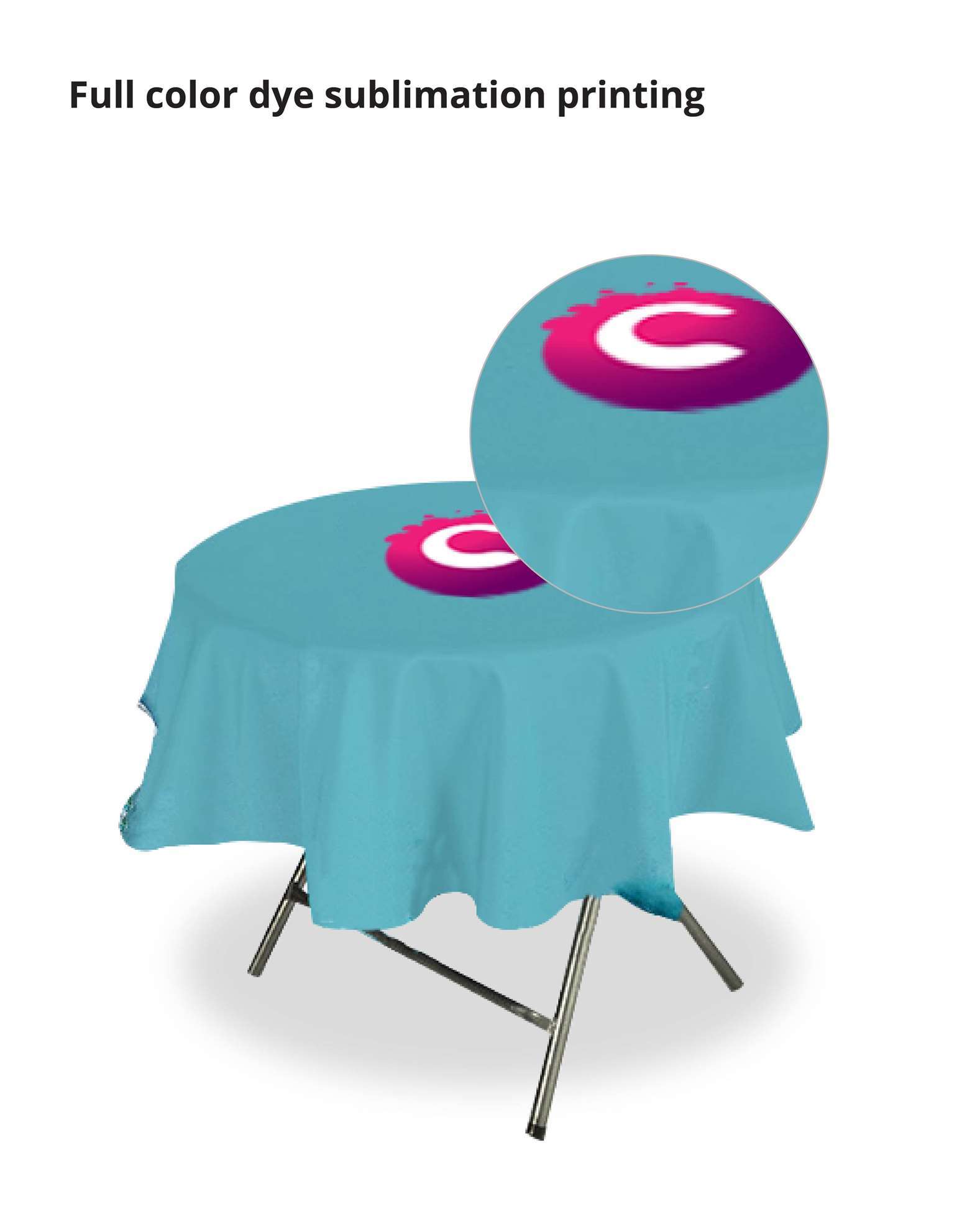Table Cover Non-Fitted Round (60" Dia) 2