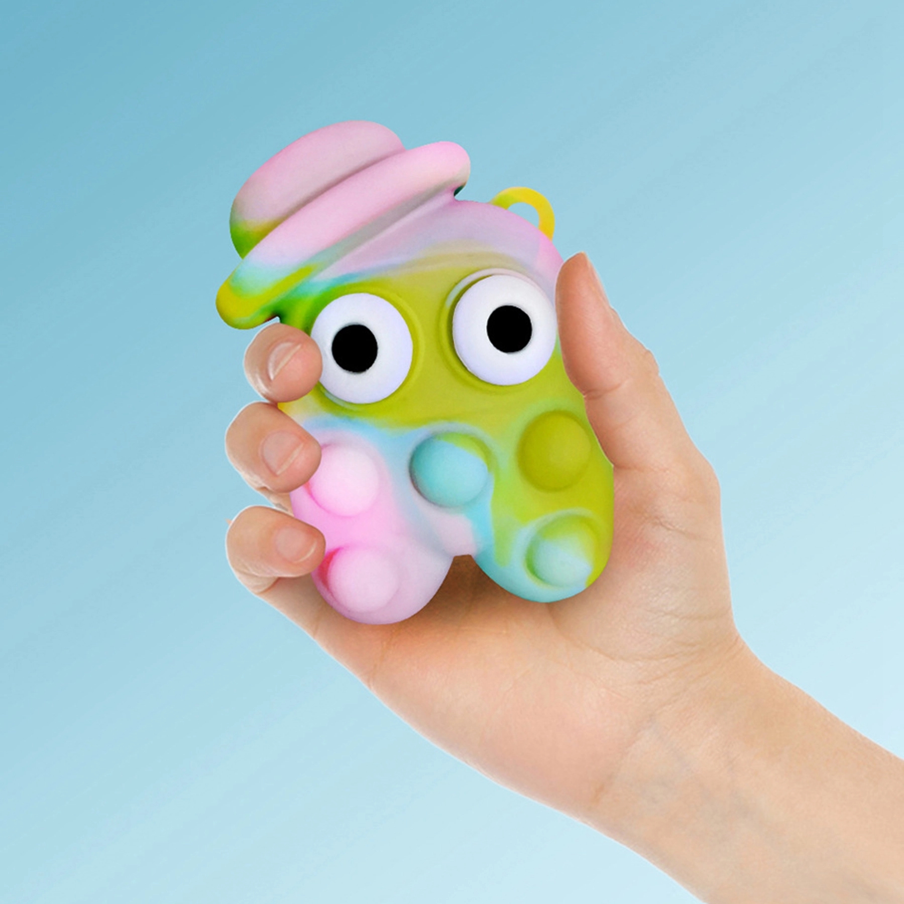 Flash Big Eyes 3D Astronaut Stress Ball Fidget Toy 4