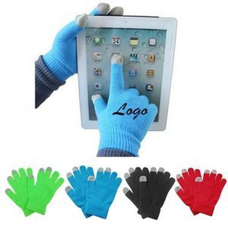Children's 3-Finger Touch Screen Gloves/ Acrylic Warm Gloves 2