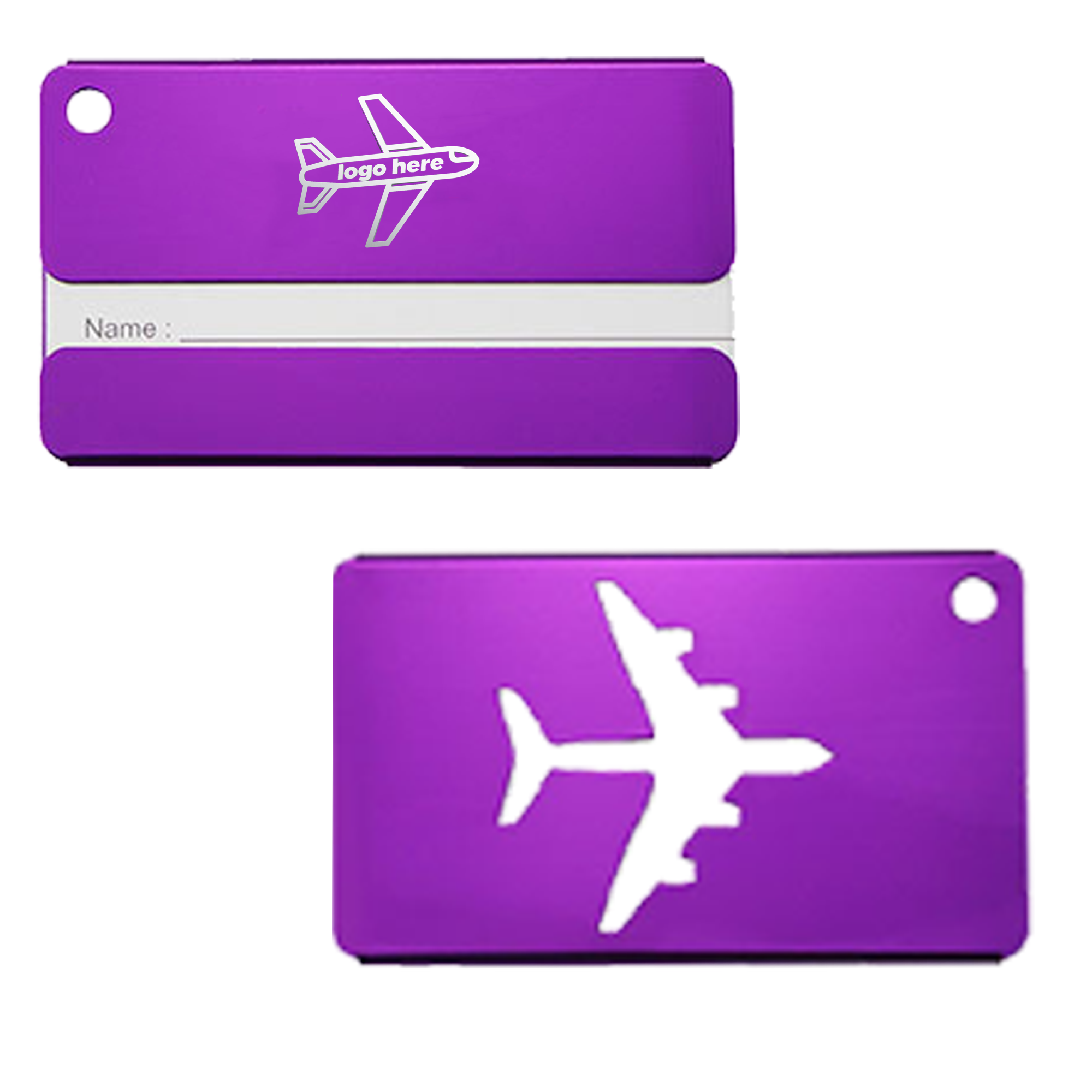 Custom Engraved Metal Baggage Tags 12
