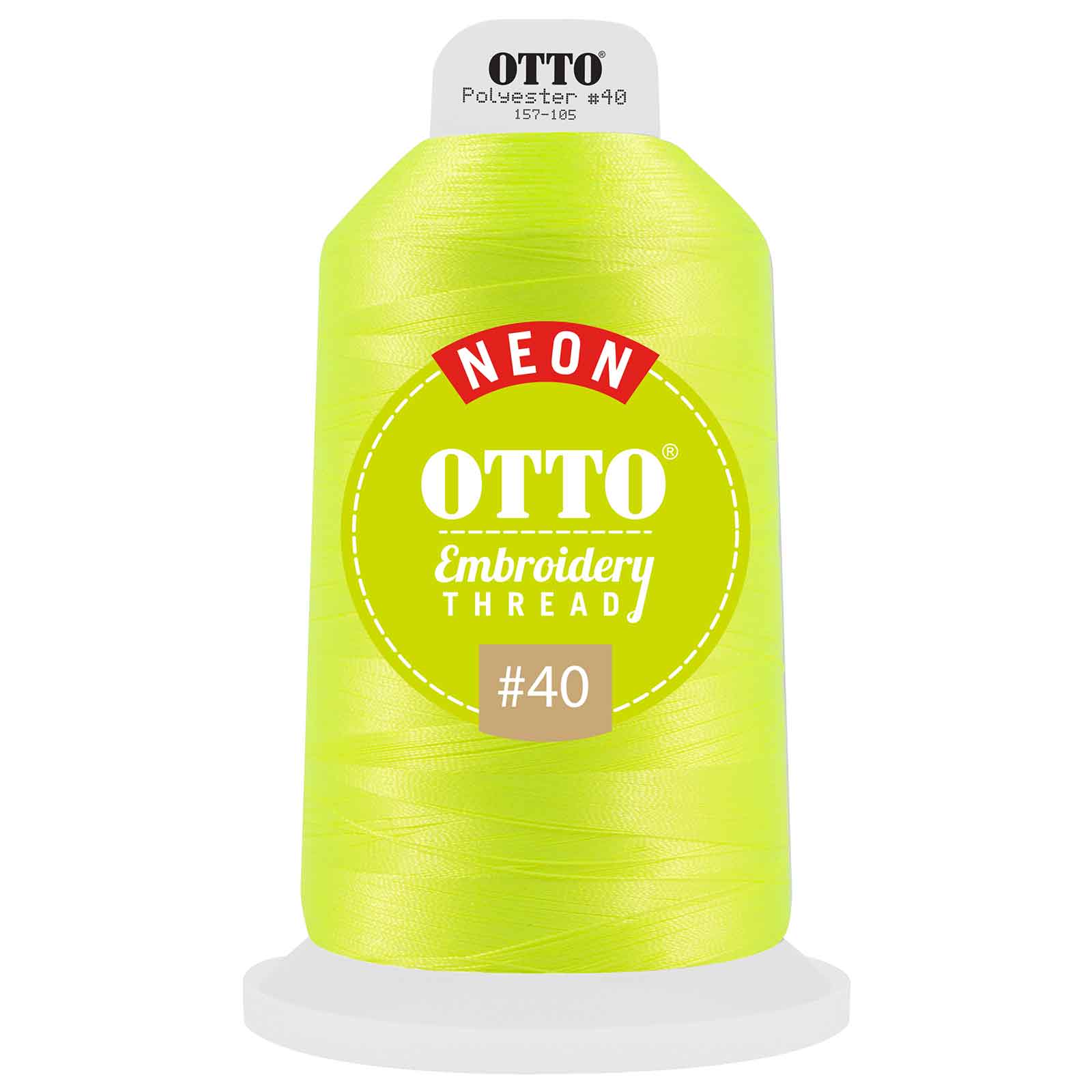 OTTO Embroidery Neon Thread #40 5,500 yd. King Cone 2