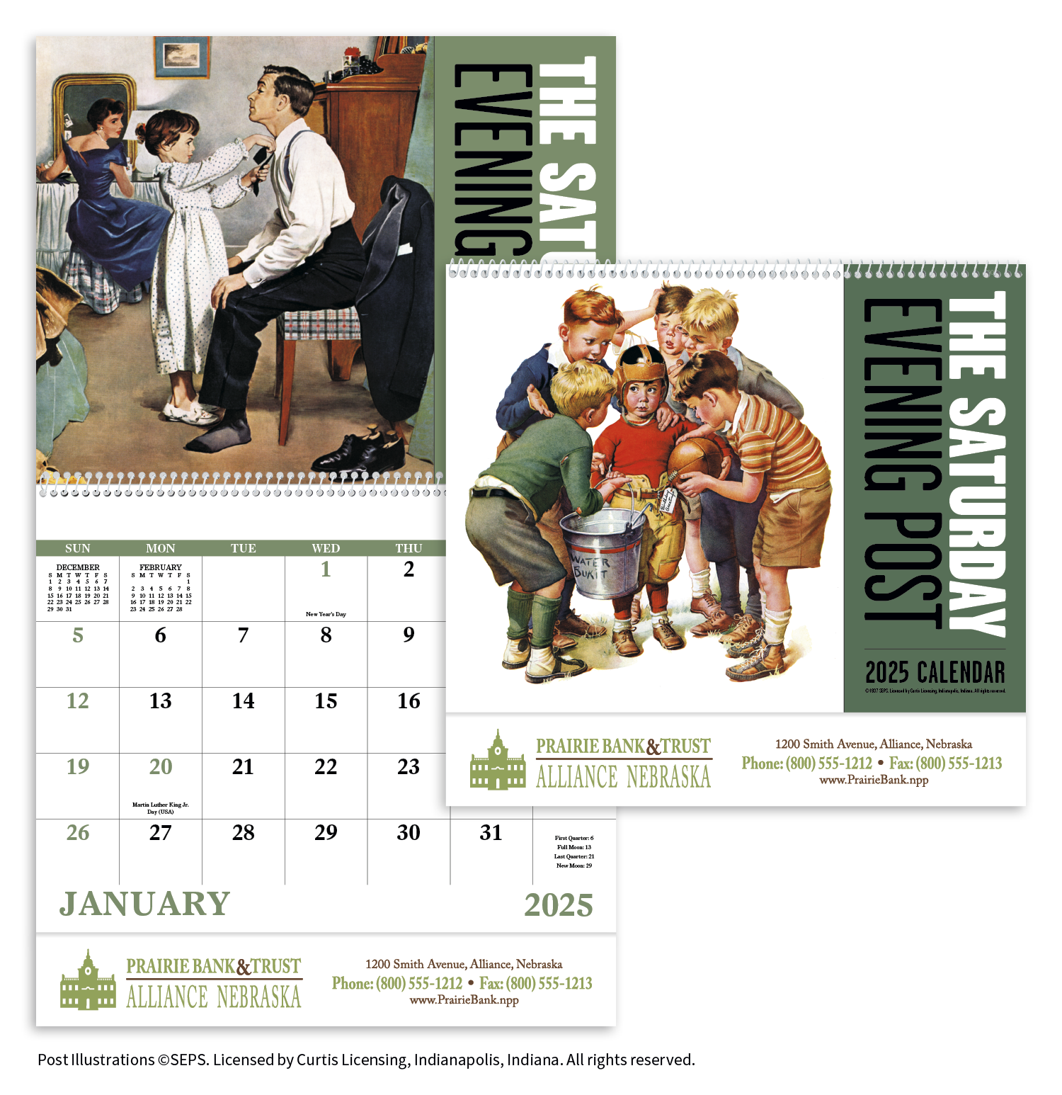 Good Value™ The Saturday Evening Post - Spiral Calendar 36