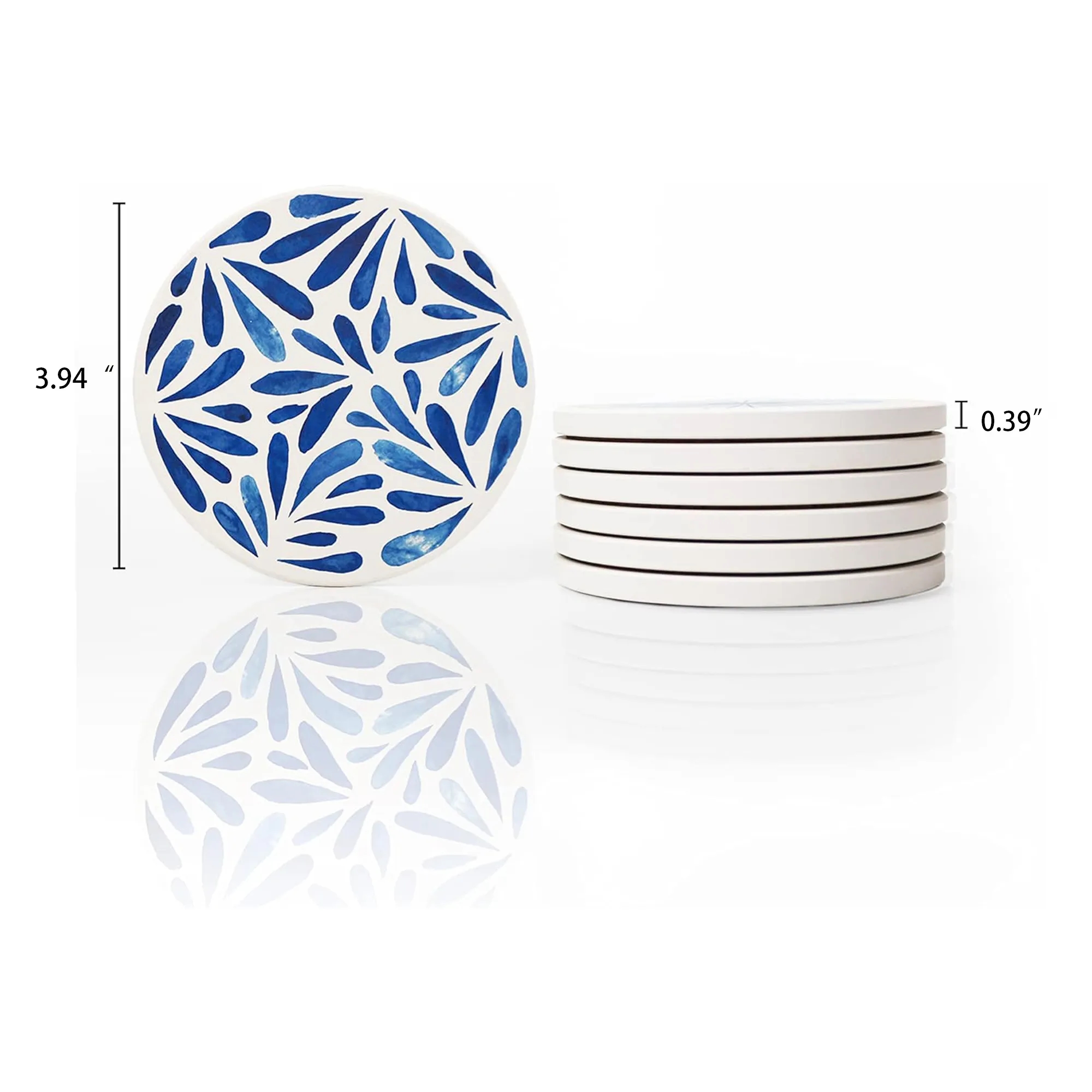 Circular Ceramic Coaster 3