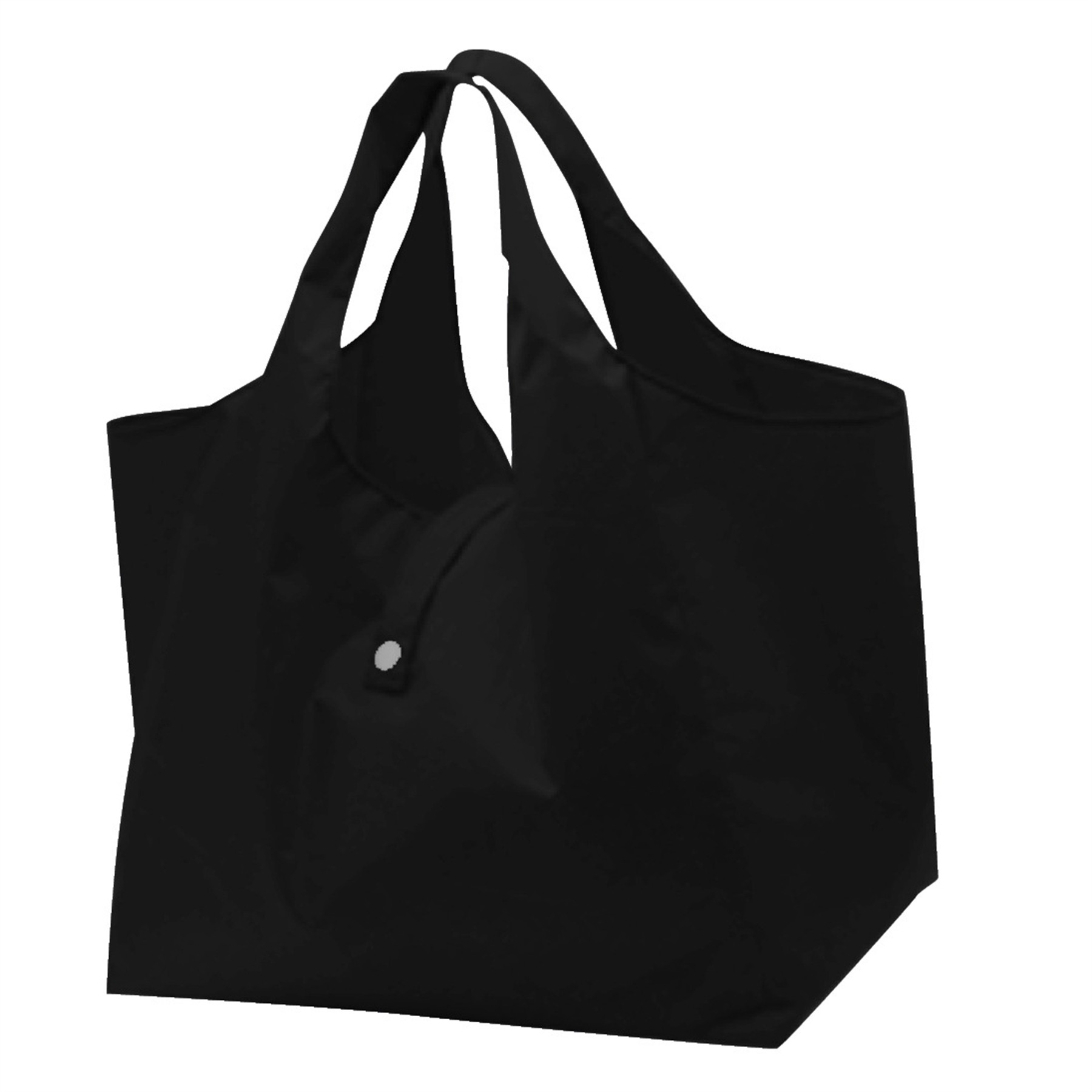 Solid Color Shoulder Square Folding Shopping Bag 8