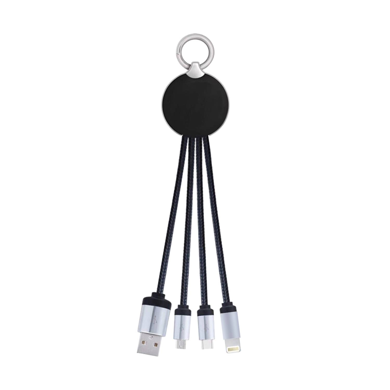 3-in-1 LED Light Up Logo Charging Cable 3
