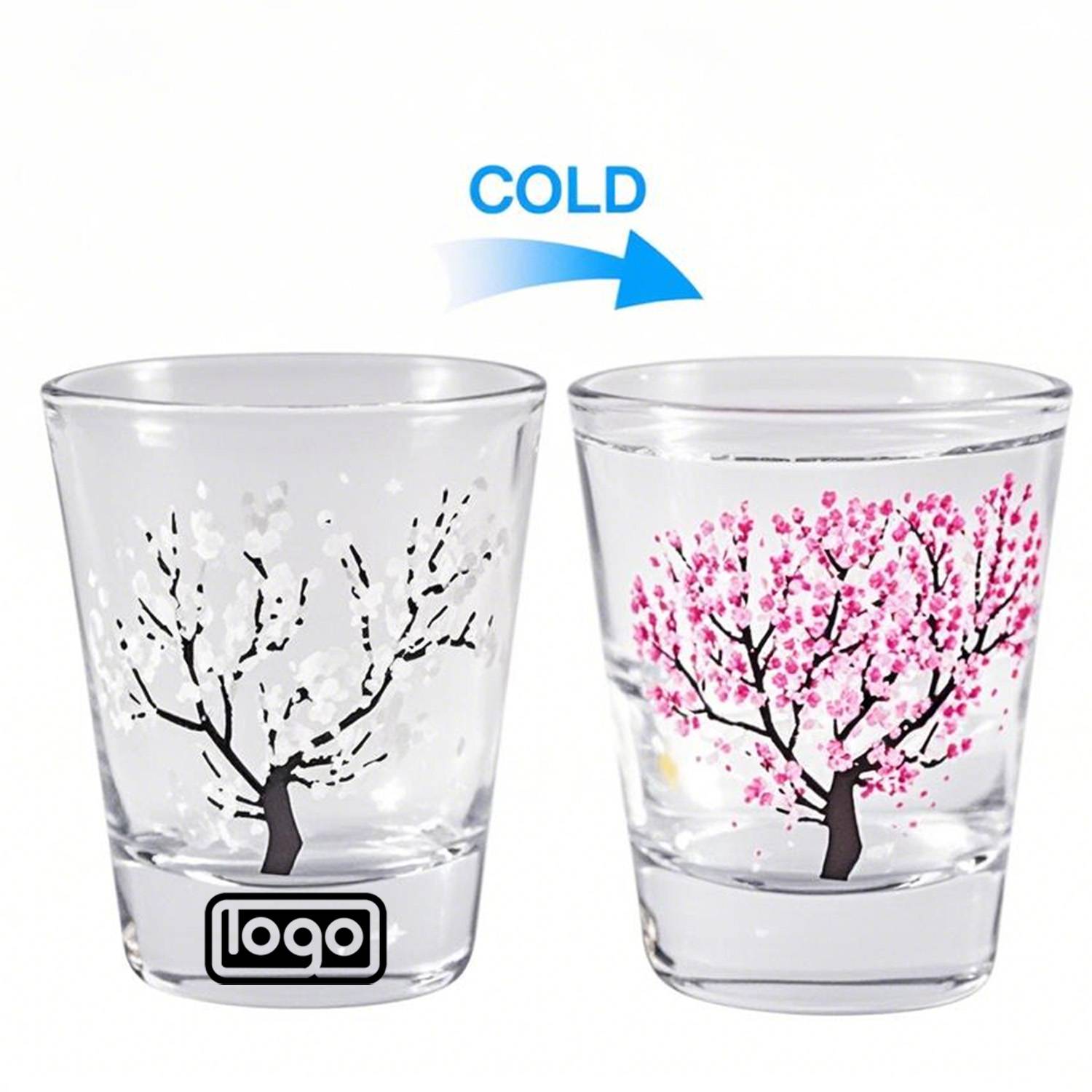 1.7oz Cold Sensitive Color Changing Glass for Parties 3