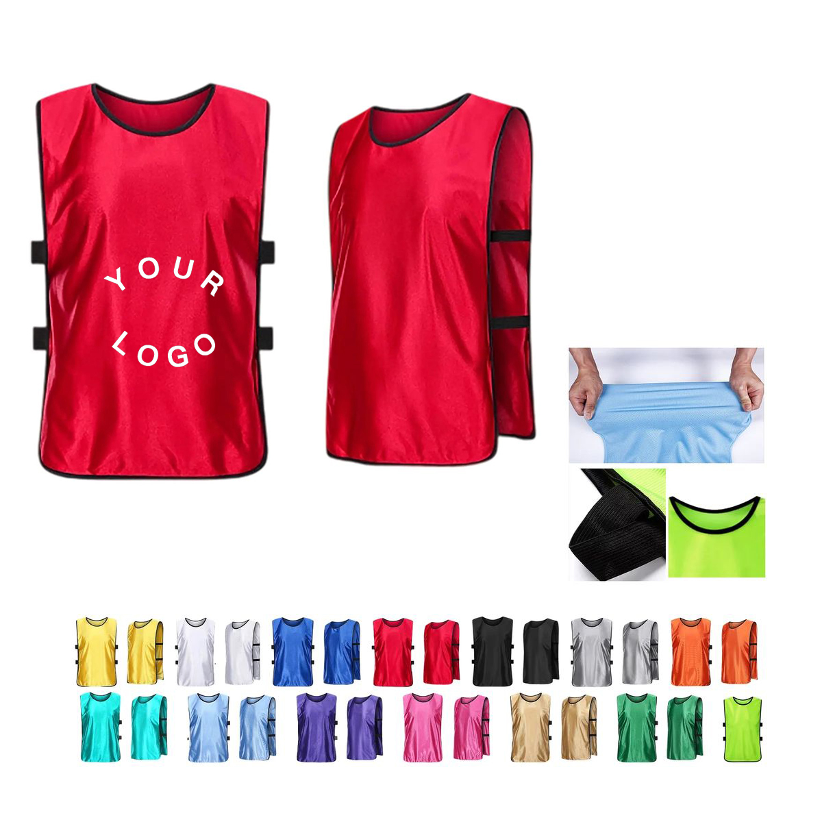 Breathable Work Vest with Side Straps 3