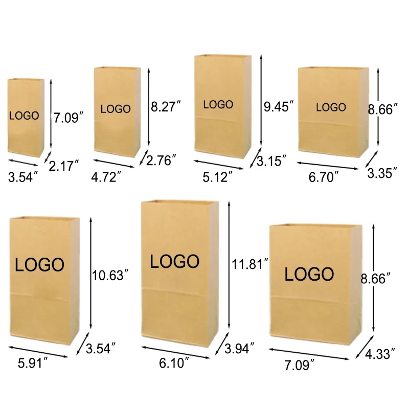 Oil-proof Food Grade Kraft Paper Bag 3