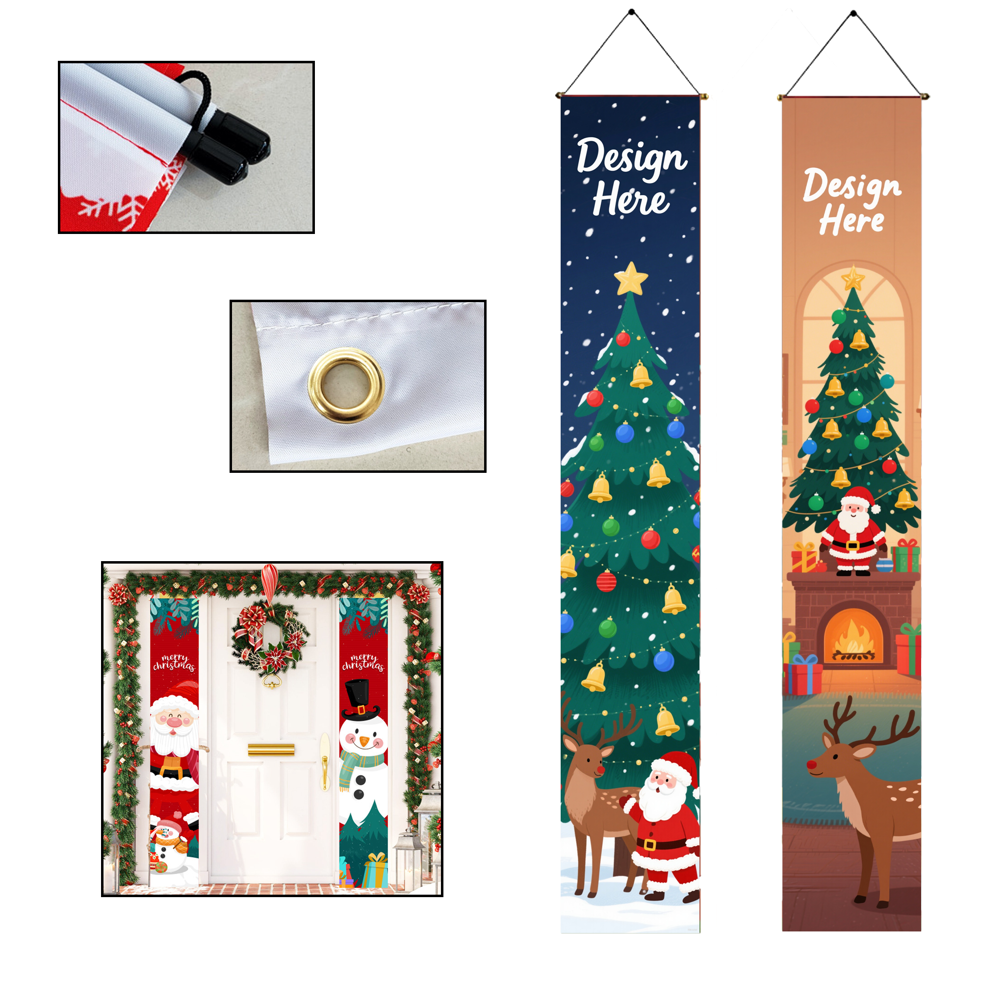 Waterproof Outdoor Christmas Porch Sign 1