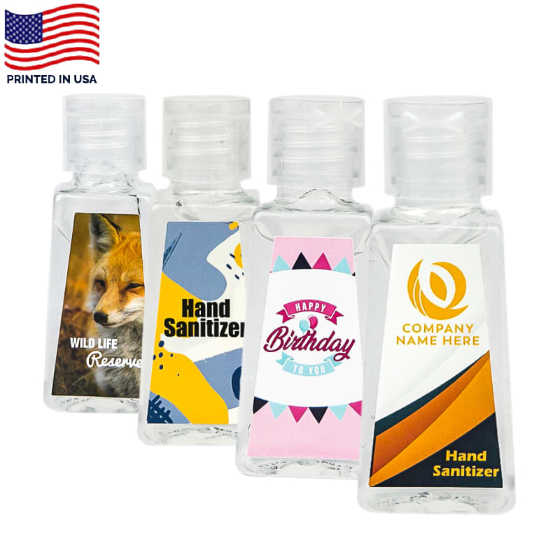 1oz Custom Hand Sanitizer Triangle Bottles 19