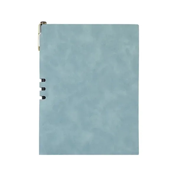 A5 Faux Leather Notebook and Metal Pen Set 10