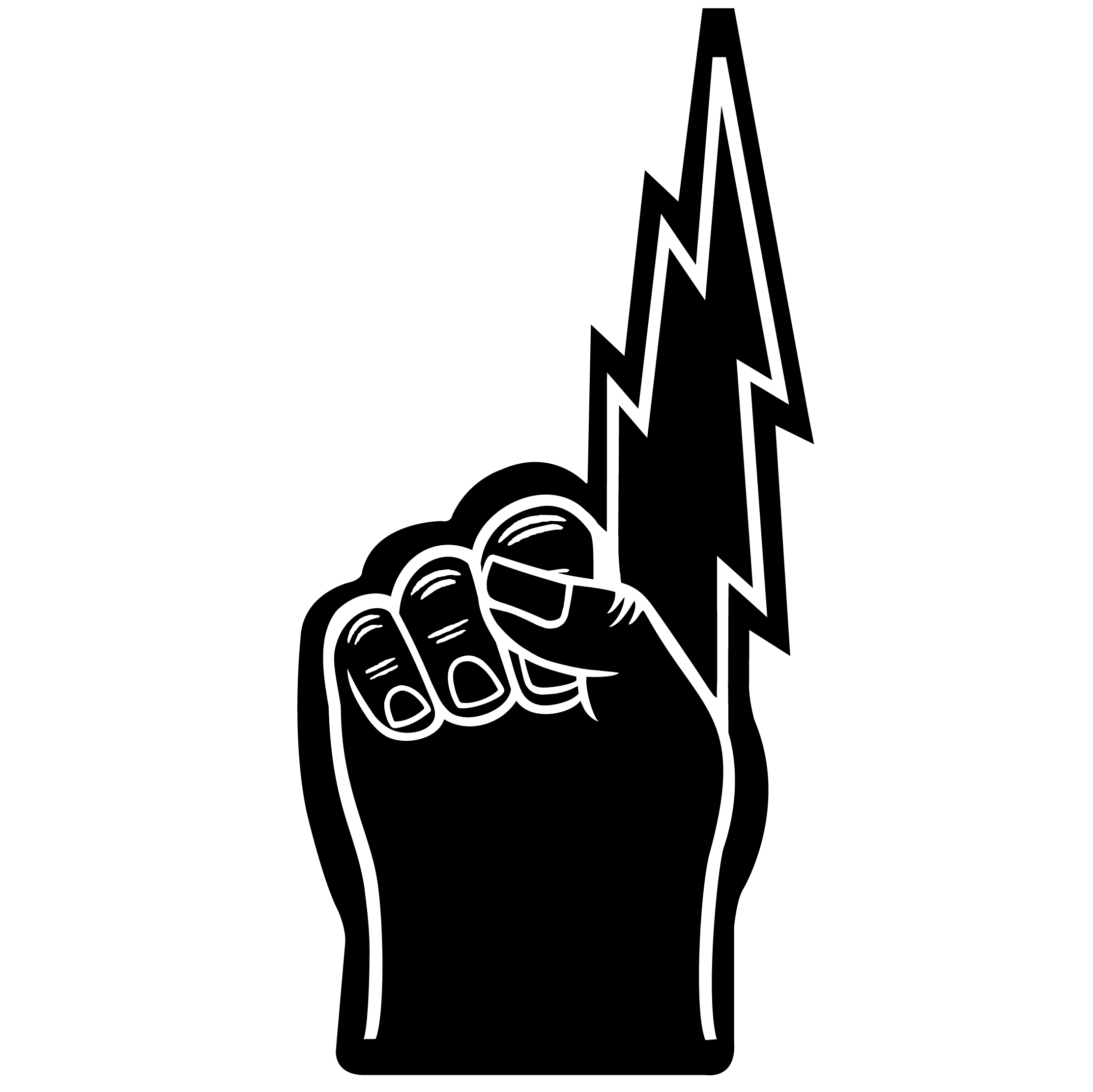 18" Lightning Bolt Hand 2