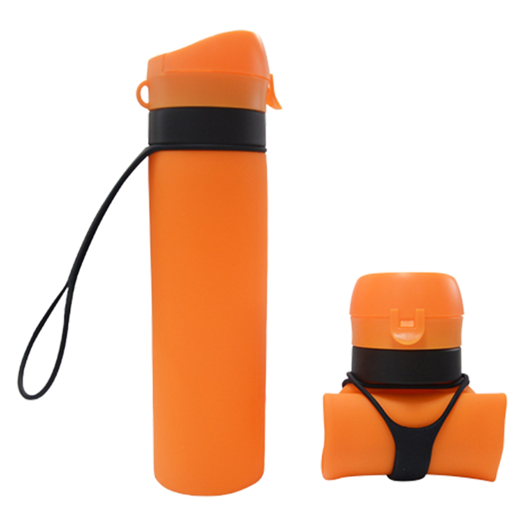 20.3 Oz. Collapsible Silicone Water Bottle 5