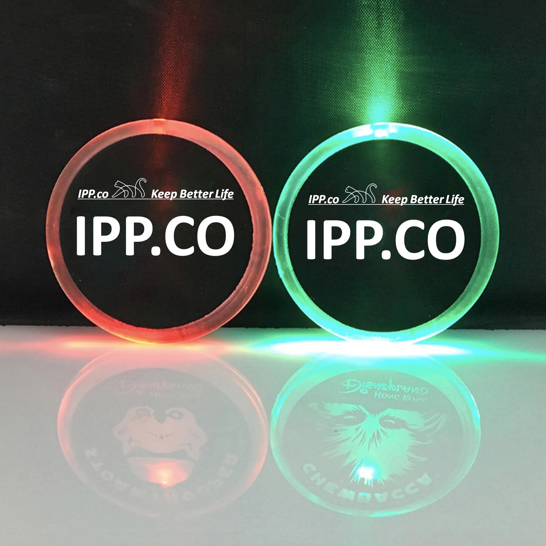 2" Light Up LED Button Pin Badge 2