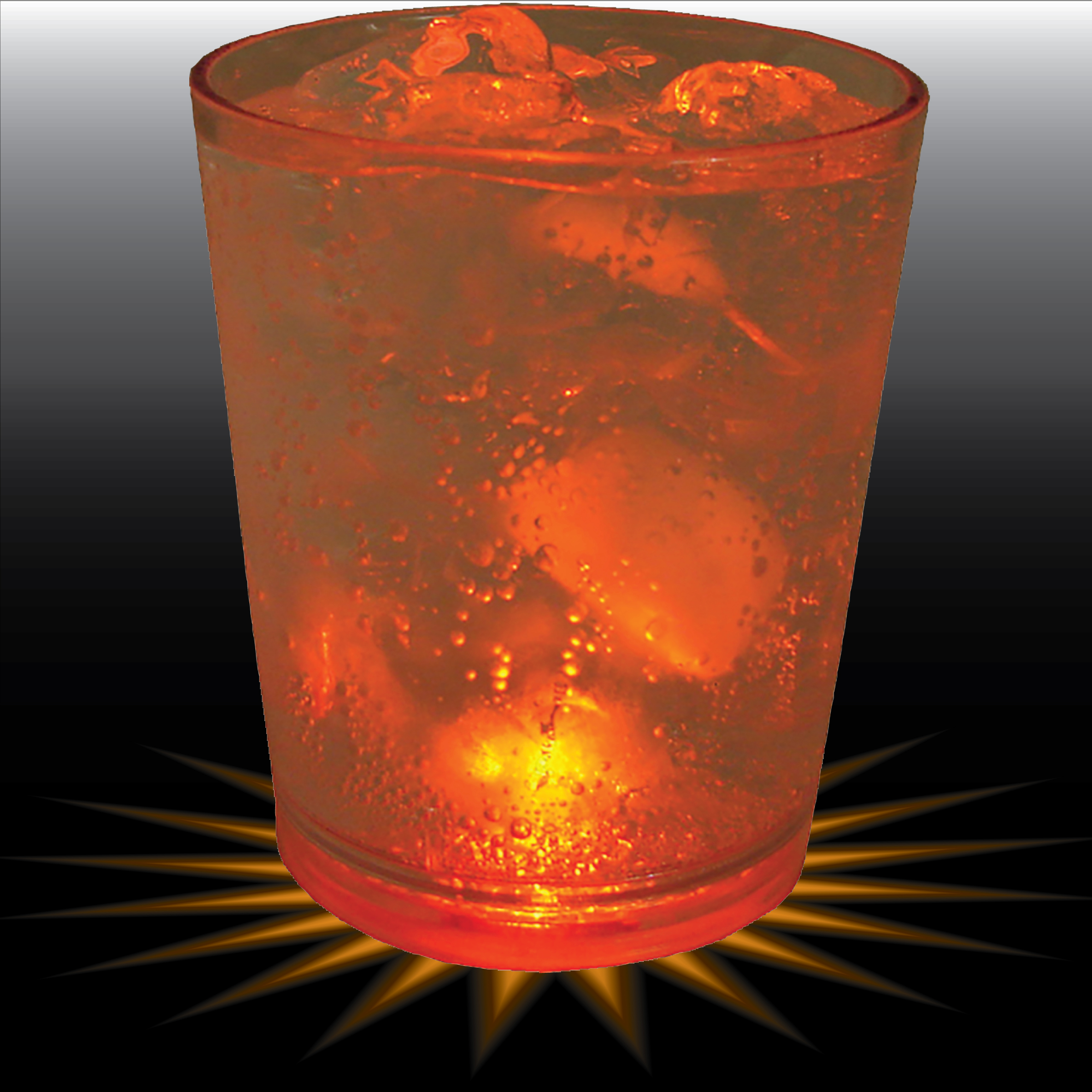 12oz Single Light Plastic Rocks Cup 3