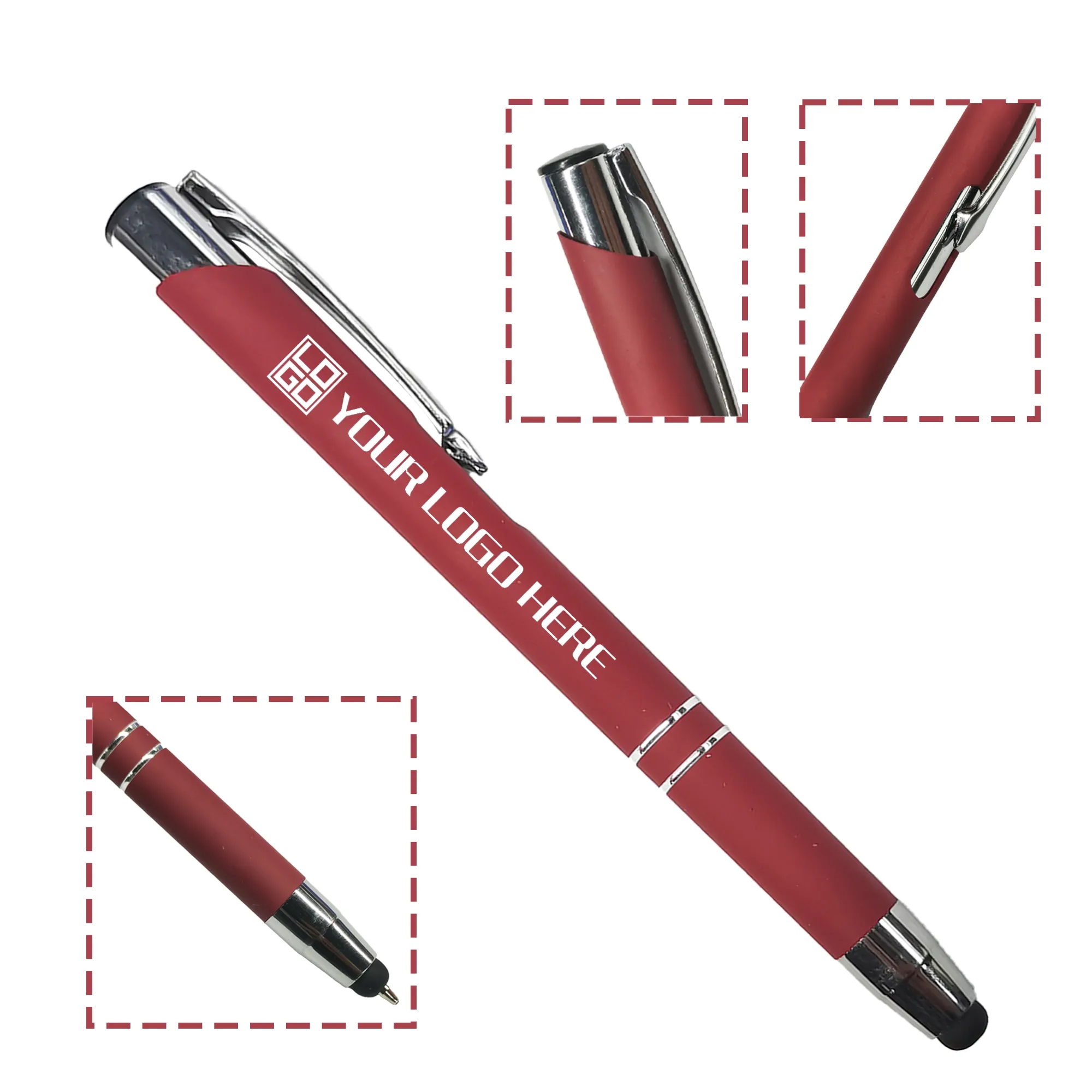 Tres-Chic Softy Stylus - Laser Engraved - Metal Pen 8