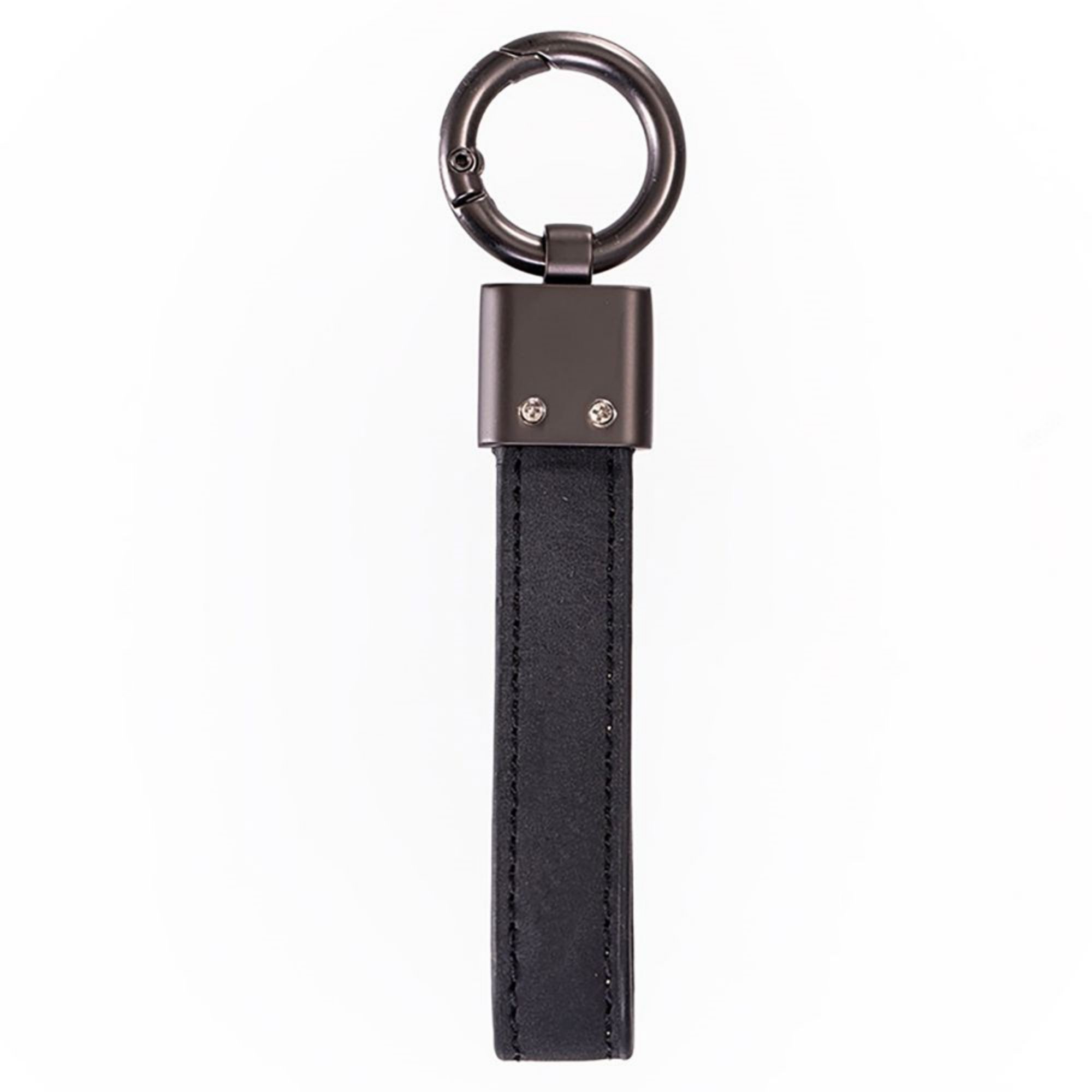 Leather Belt Metal Key Chain 3