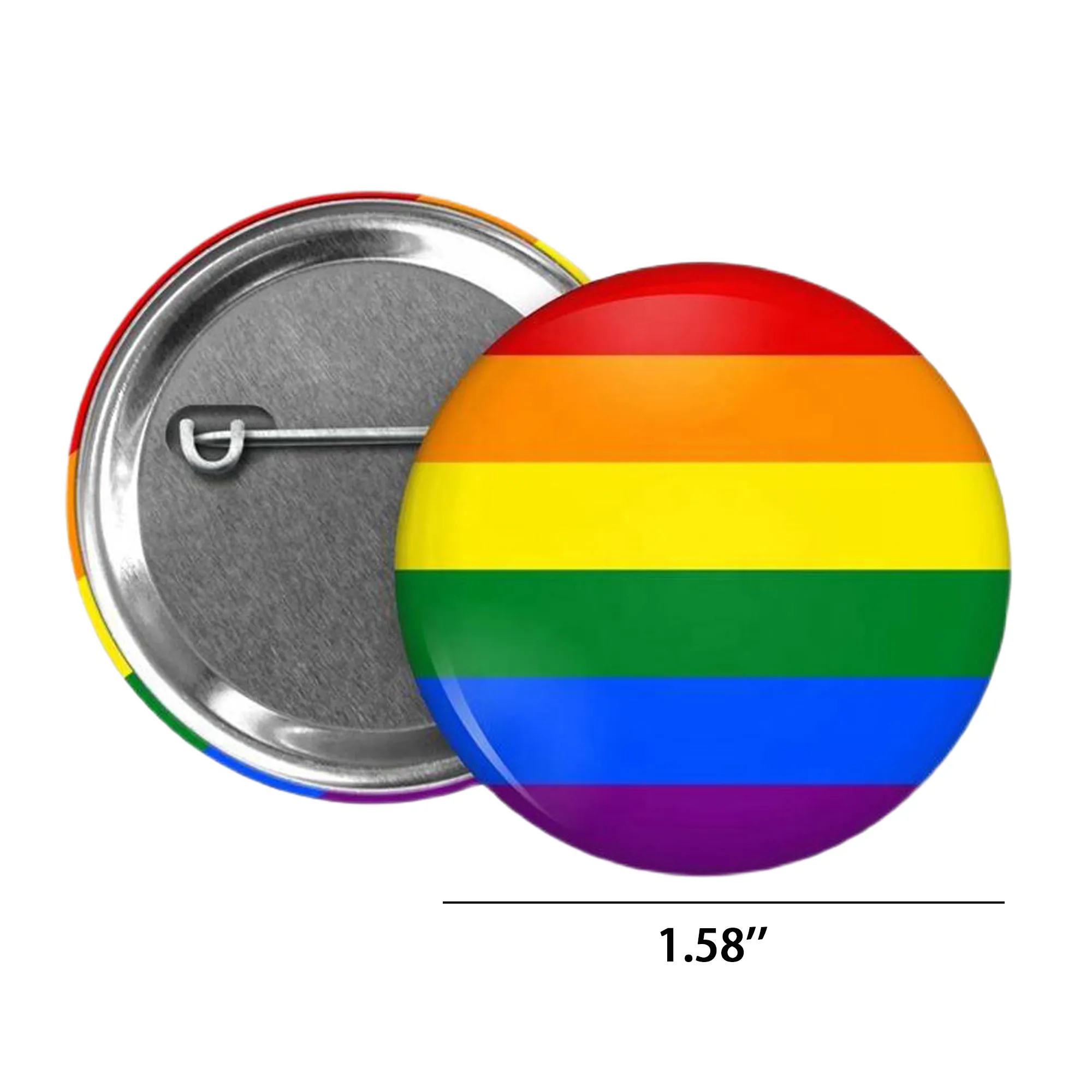 Custom Round Metal Badge Brooch MOQ 100 3