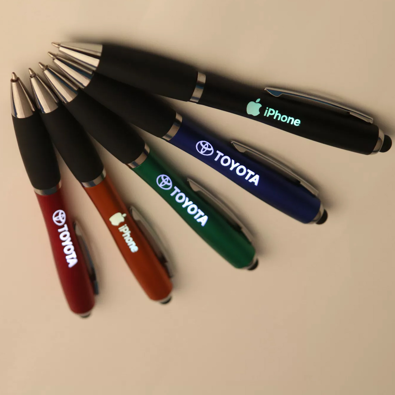 Stylus-407 Logo Light Up Stylus Pen 10