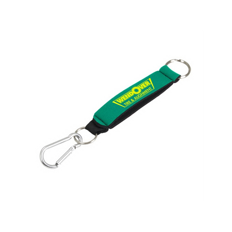 Wrist Strap Key Holder w/ Carabiner Clip & 2 Key Rings 1