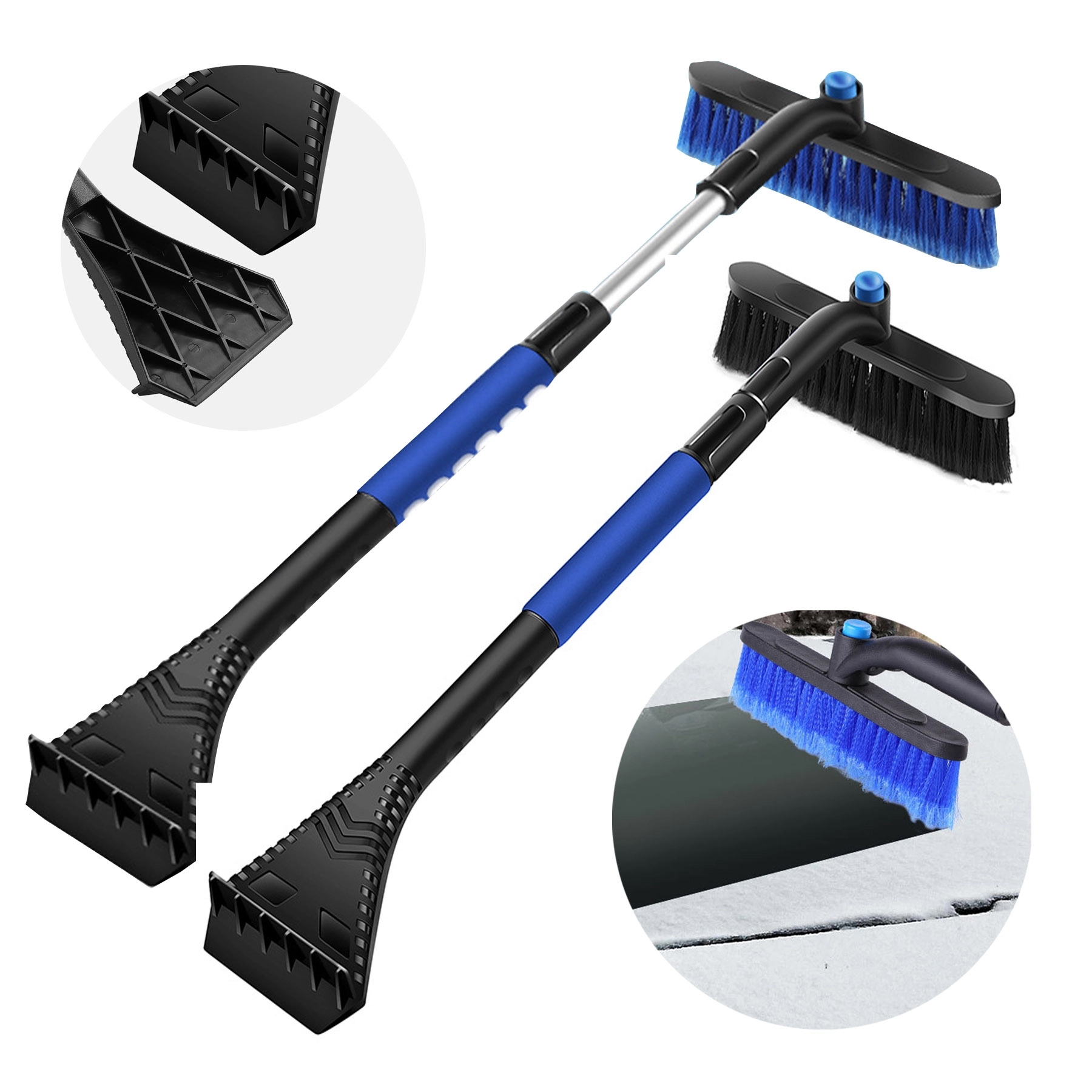 Snow Brush and Detachable Ice Scraper for car 1