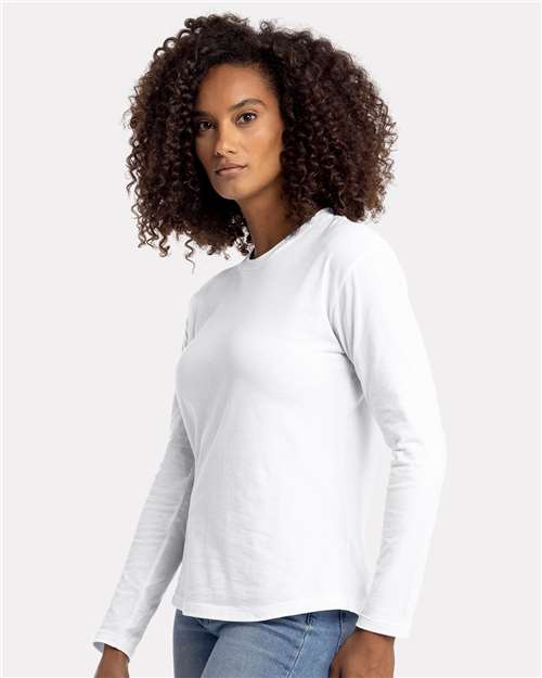 Women's Cotton Relaxed Long Sleeve T-Shirt - 3911 38