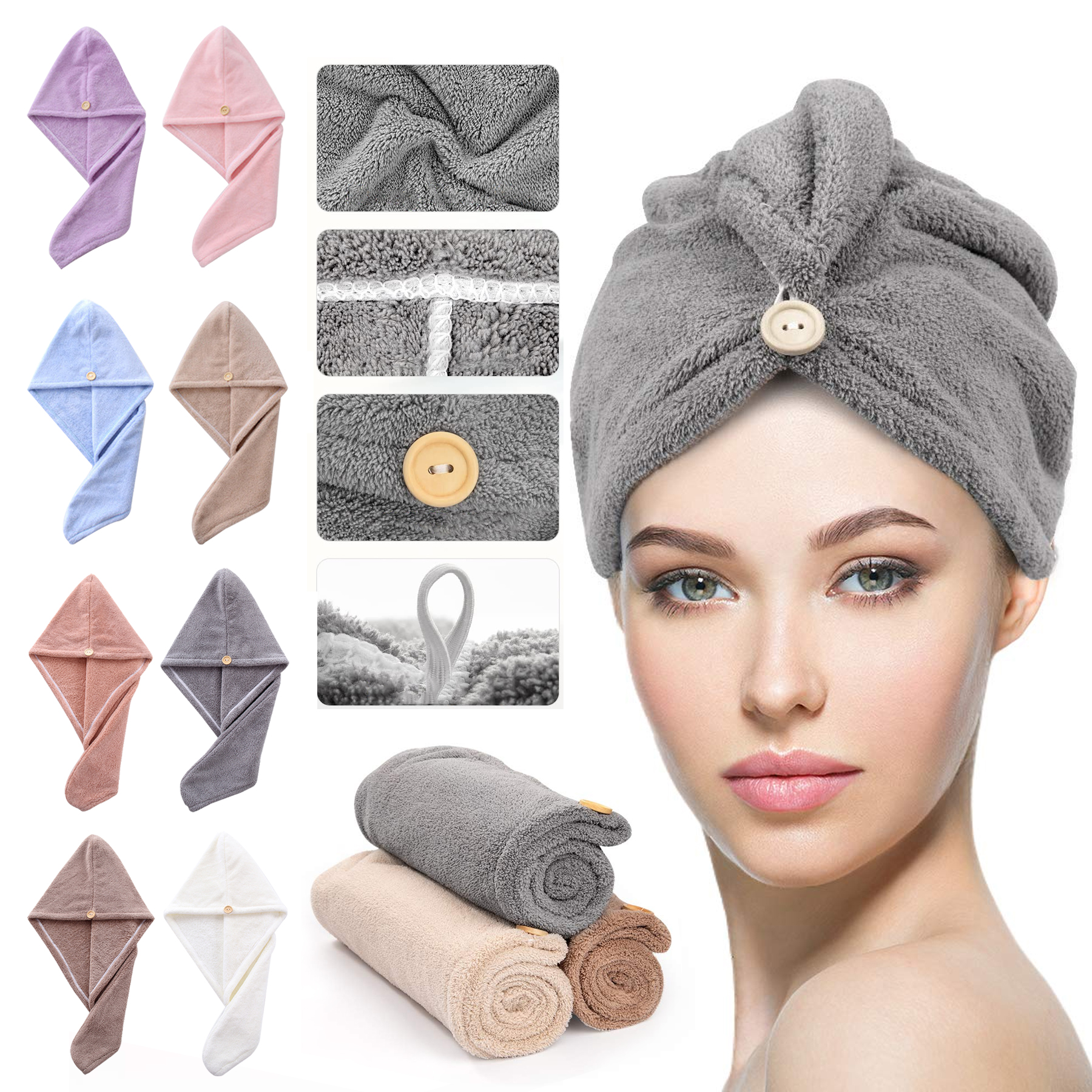 Microfiber Hair Towel 1
