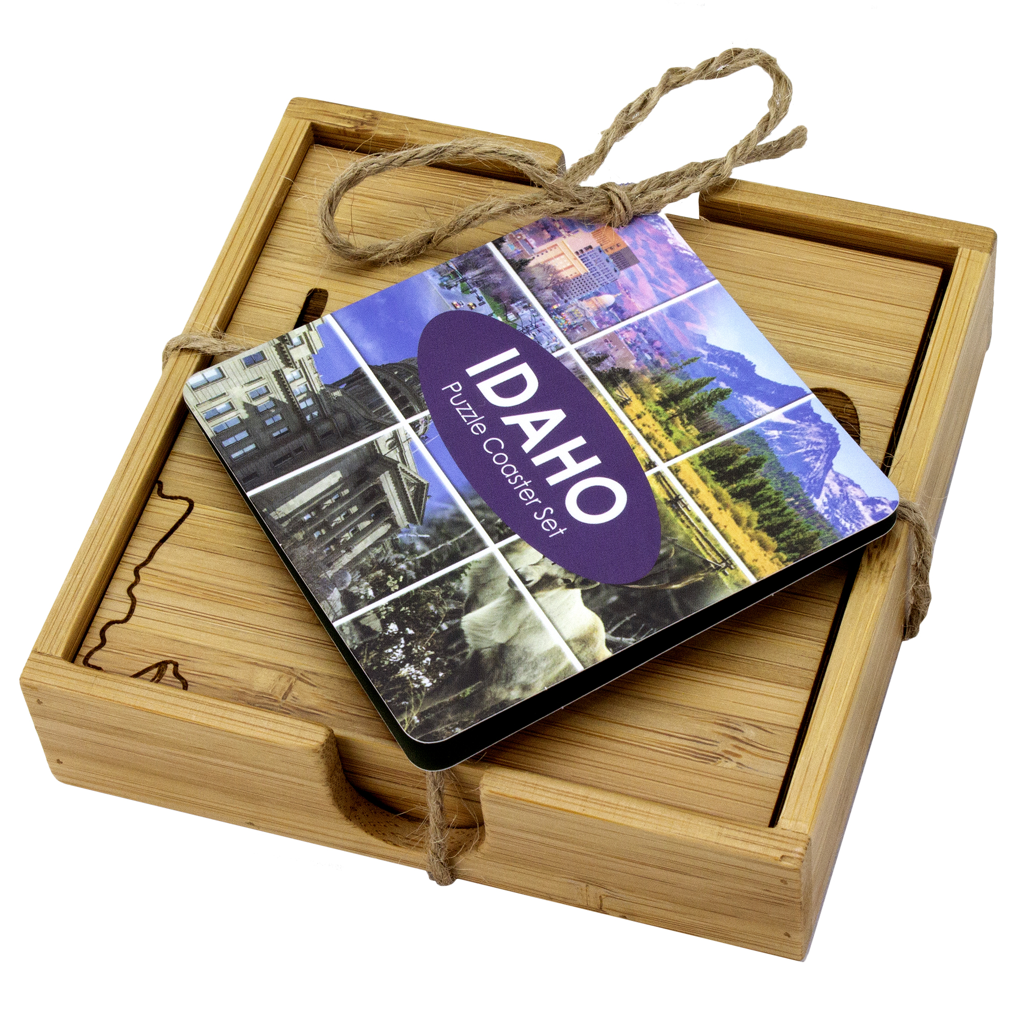 Idaho Puzzle Coaster Set 23