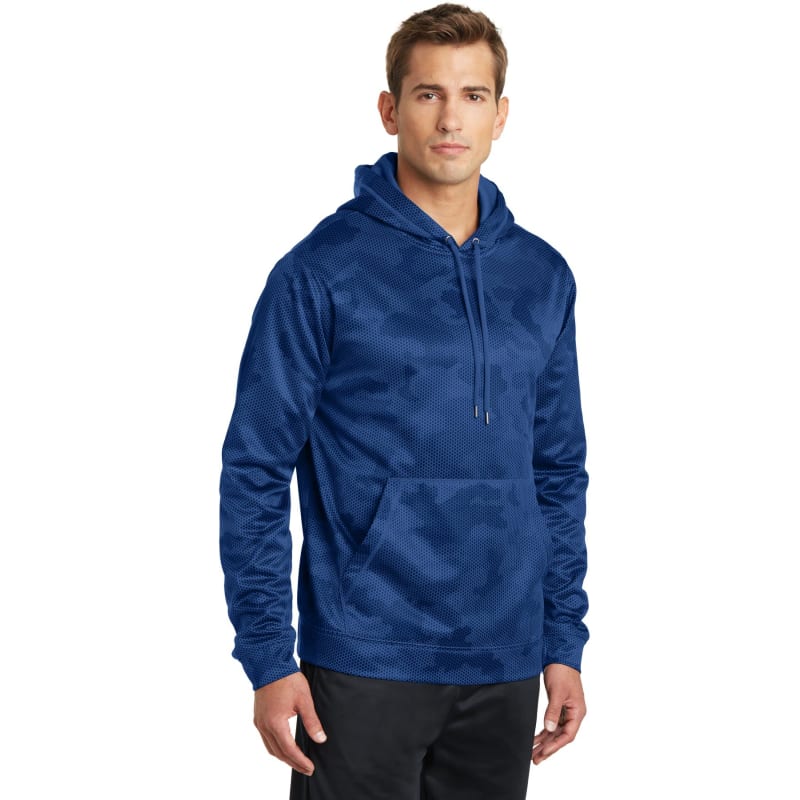 Sport-Tek Sport-Wick CamoHex Fleece Hooded Pullover. 11