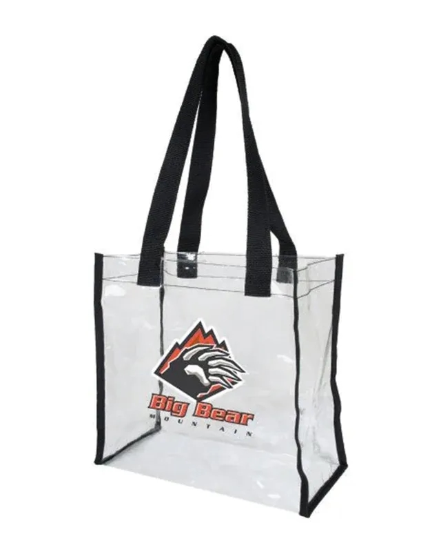 Clear Vinyl Stadium Tote 5