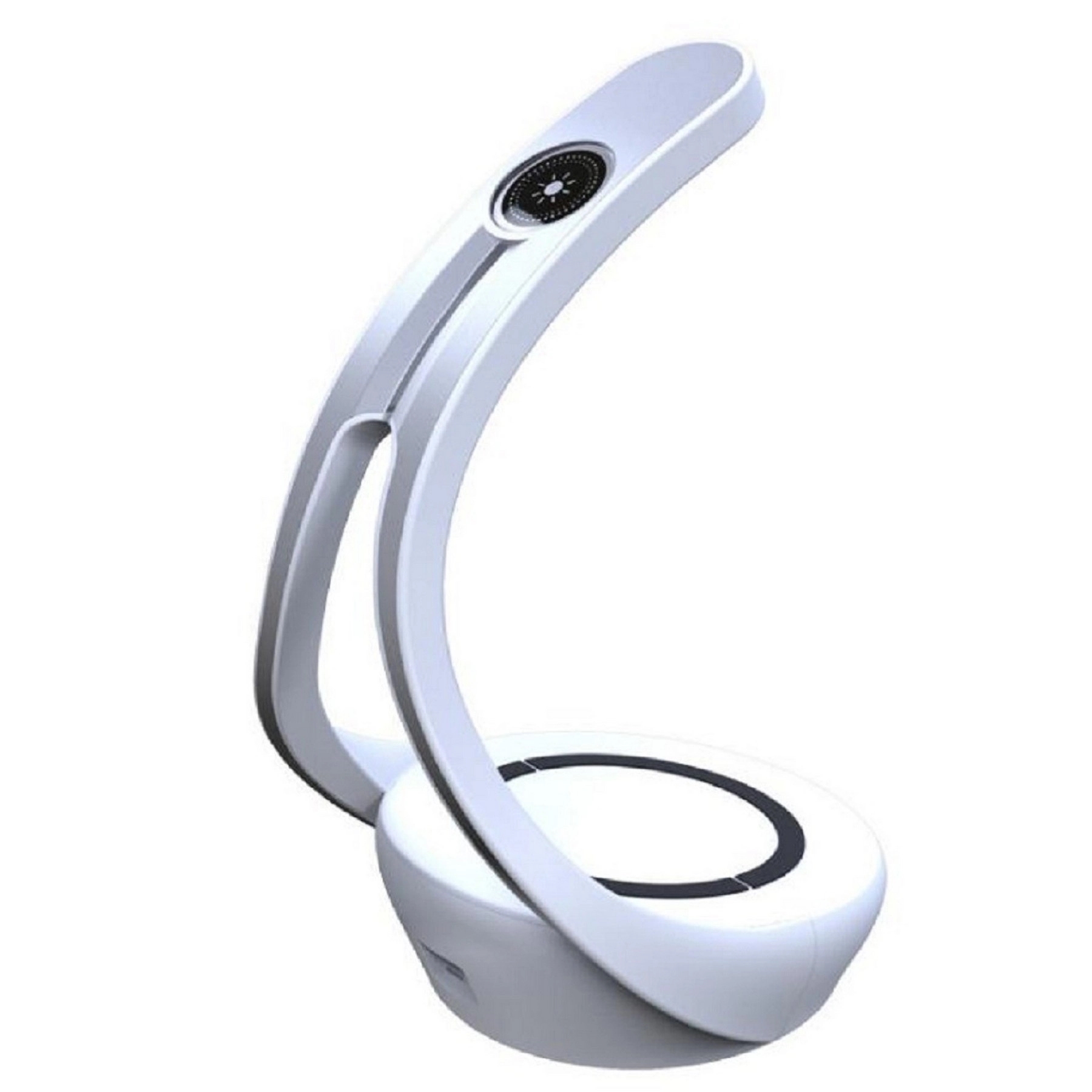 Fast Qi Wireless Charger Stand LED Desk Lamp 4